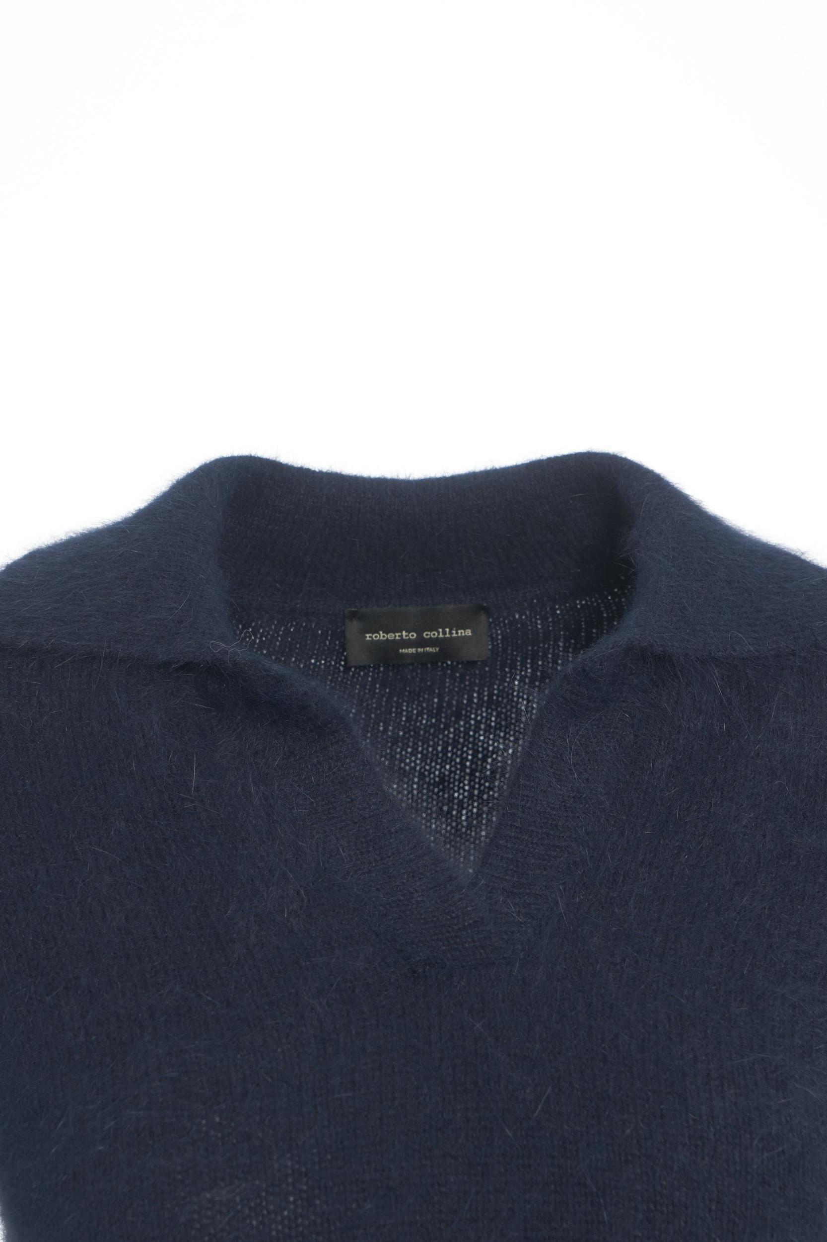 Knit Jumper with Polo Collar Product Image