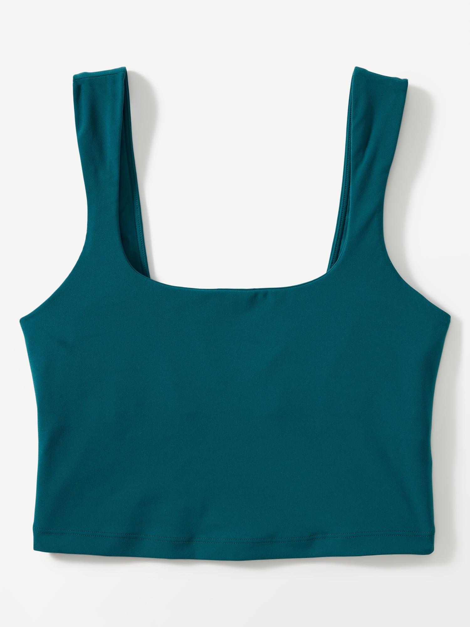 Transcend Square Neck Crop Sports Bra A-C Product Image