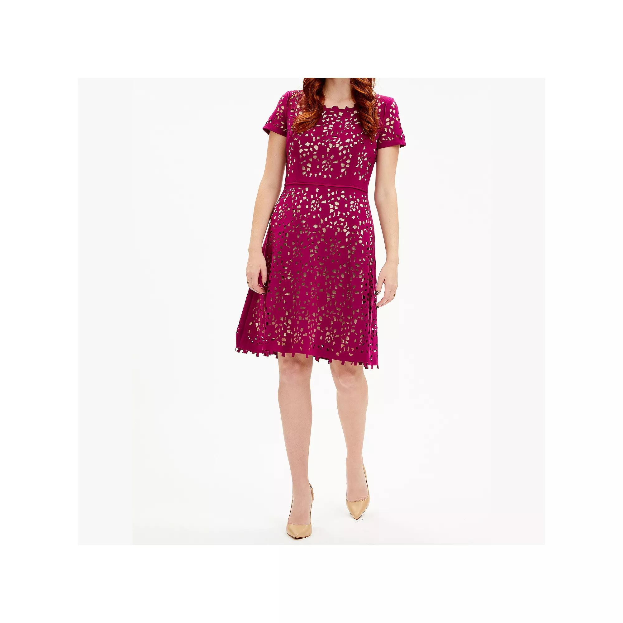 Women's Focus By Shani Cutout Fit & Flare Dress,  Product Image