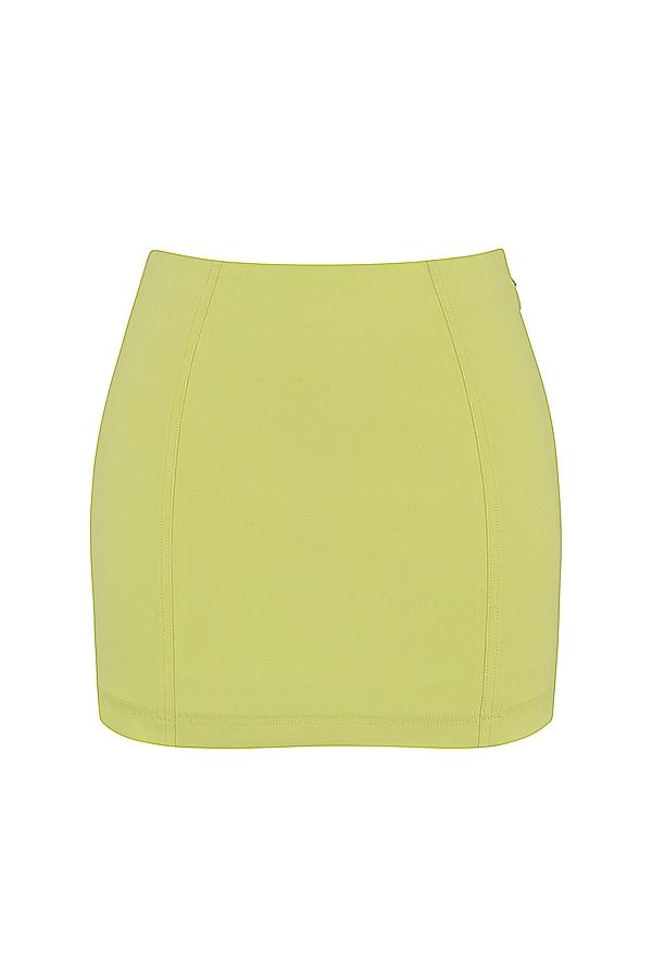 Nisha  neon sculpting mini skirt Product Image