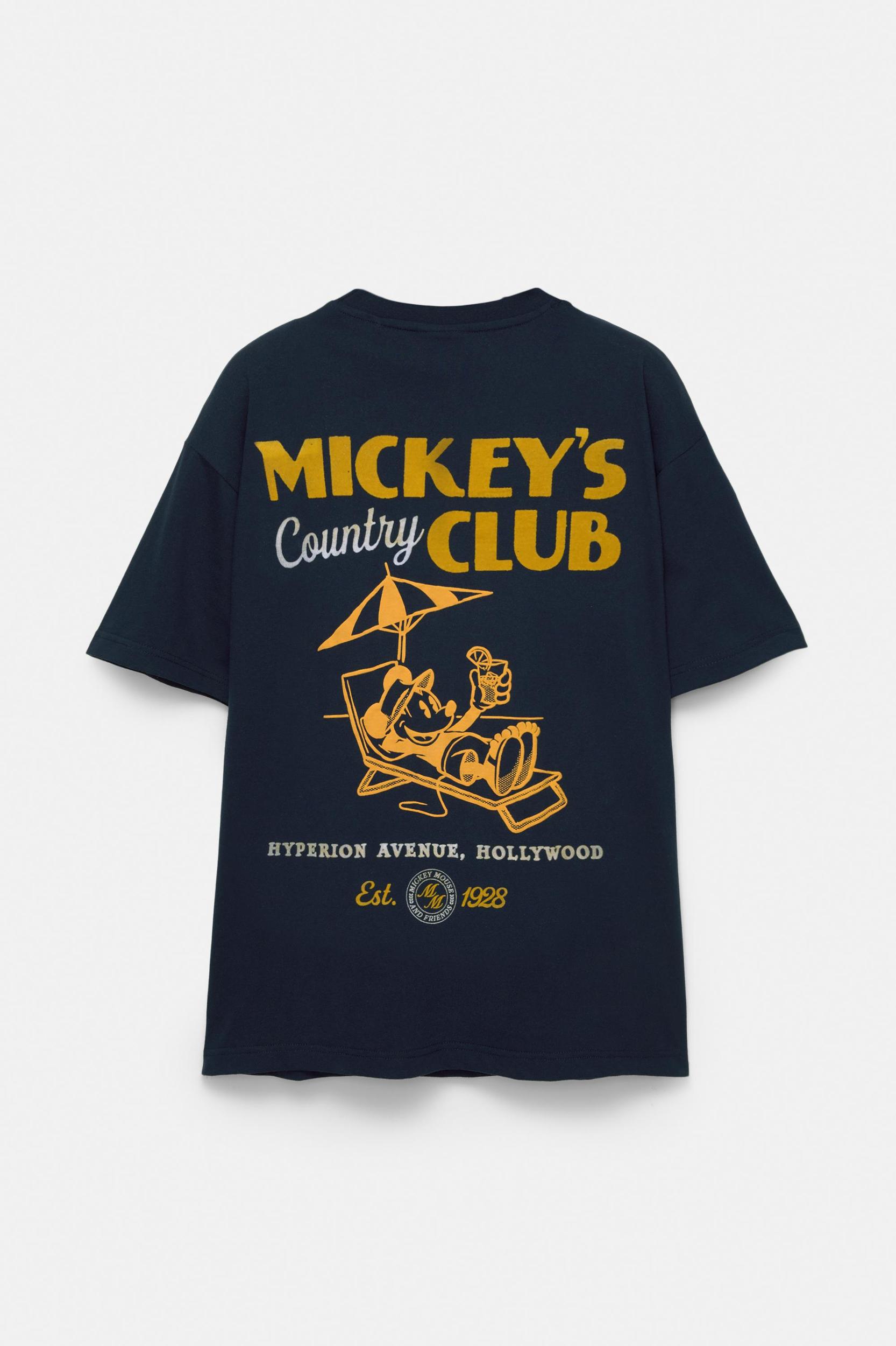 Blue Mickey Mouse T-shirt Product Image