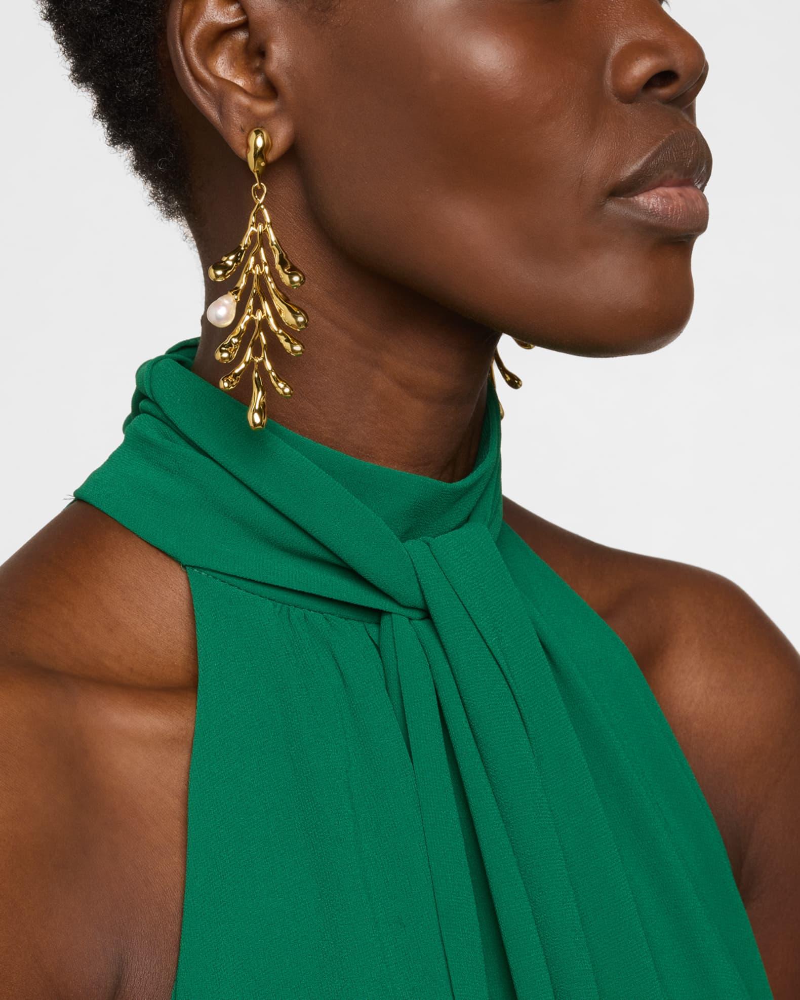 Perla Freshwater Pearl Cascading Earrings Product Image