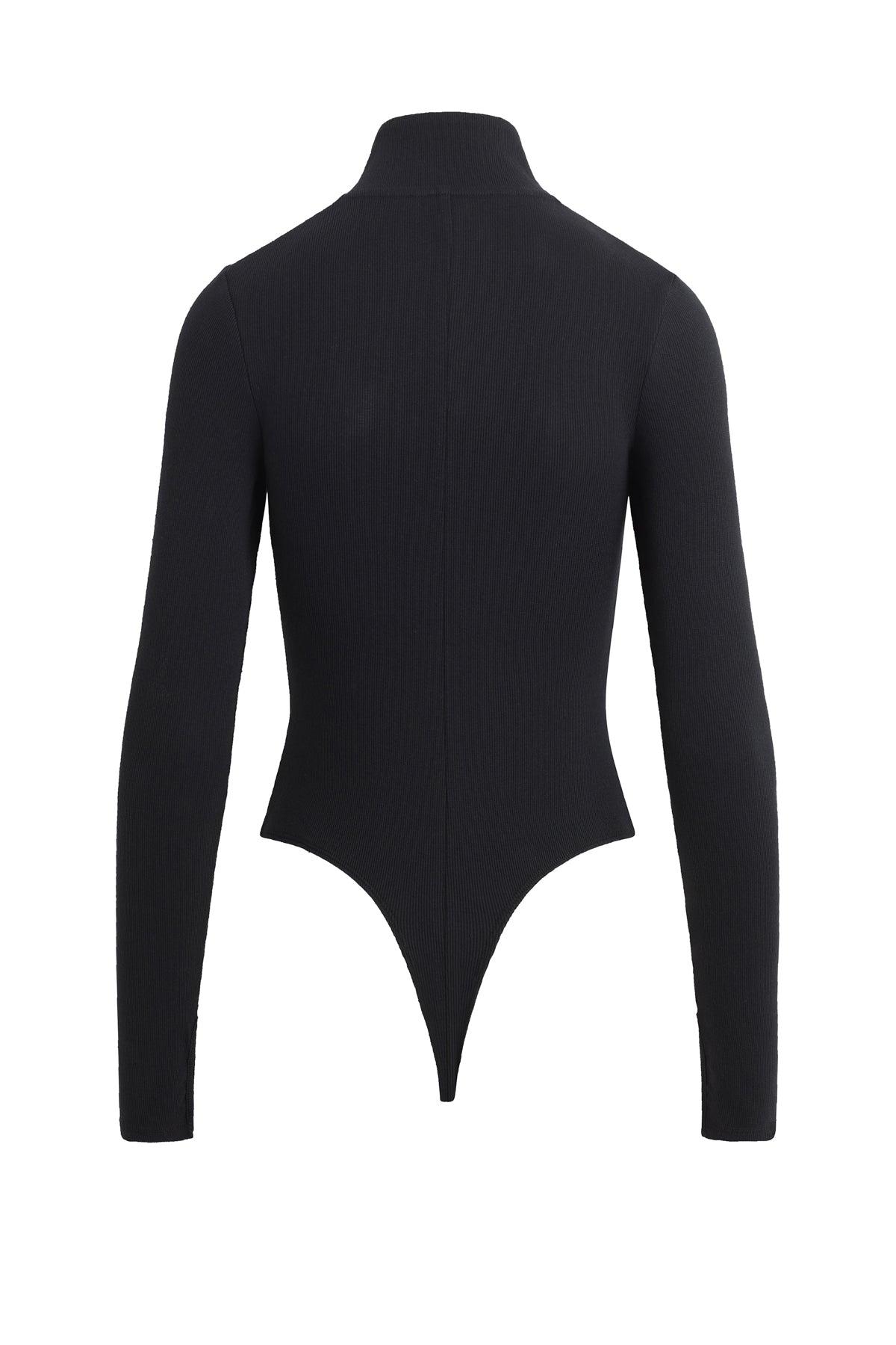 Long Sleeve Hook & Eye Bodysuit Female Product Image