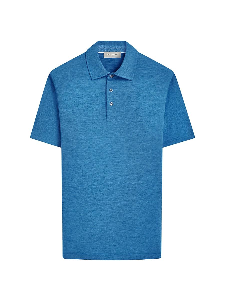 Mens Three-Button Polo Shirt Product Image