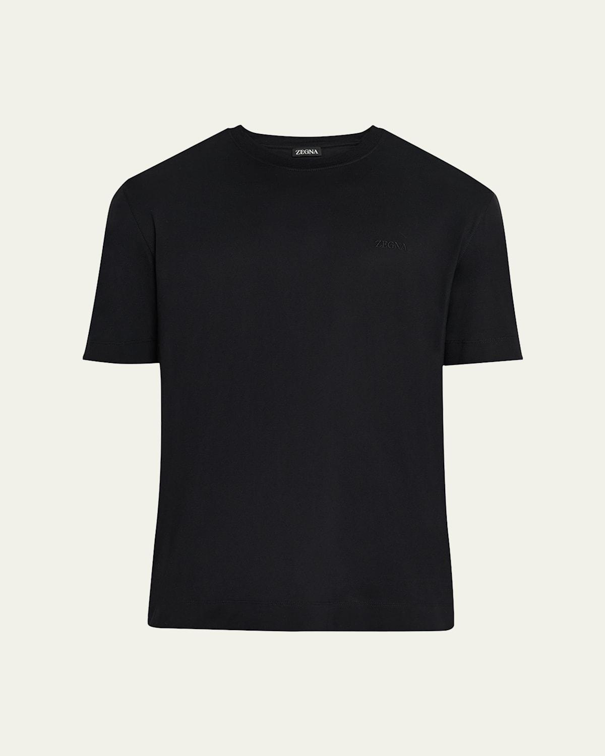 Mens Cotton Crewneck T-Shirt Product Image