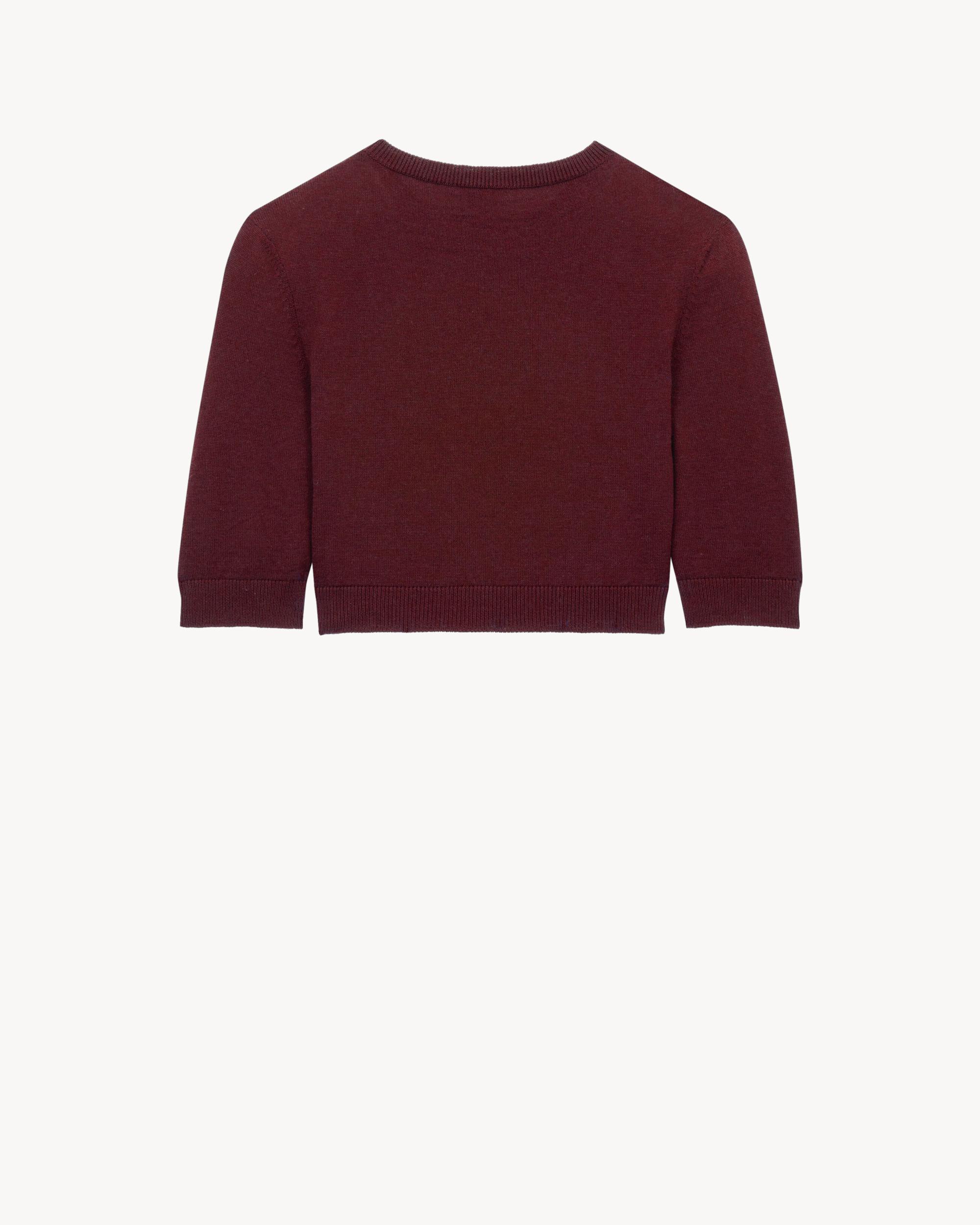 crop top in wool Product Image