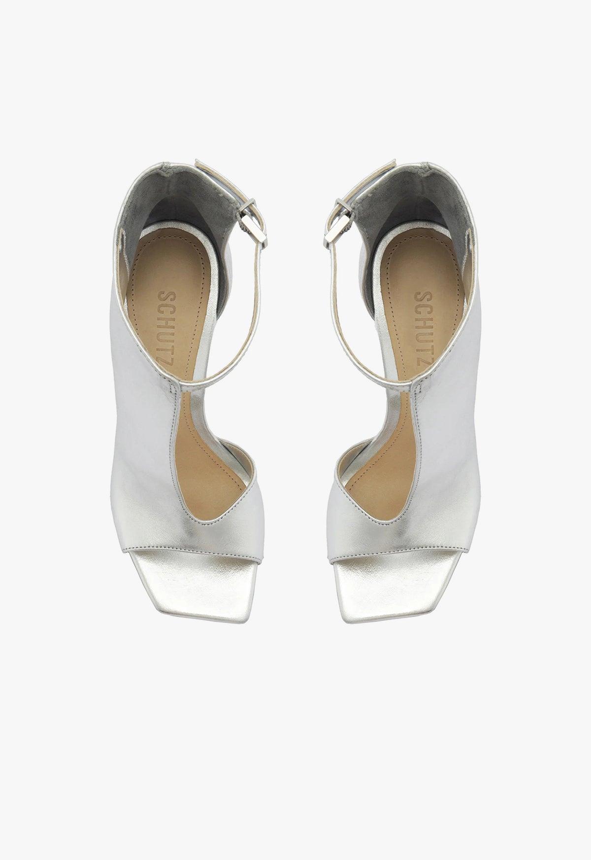 Alina Metallic Leather Sandal Female Product Image