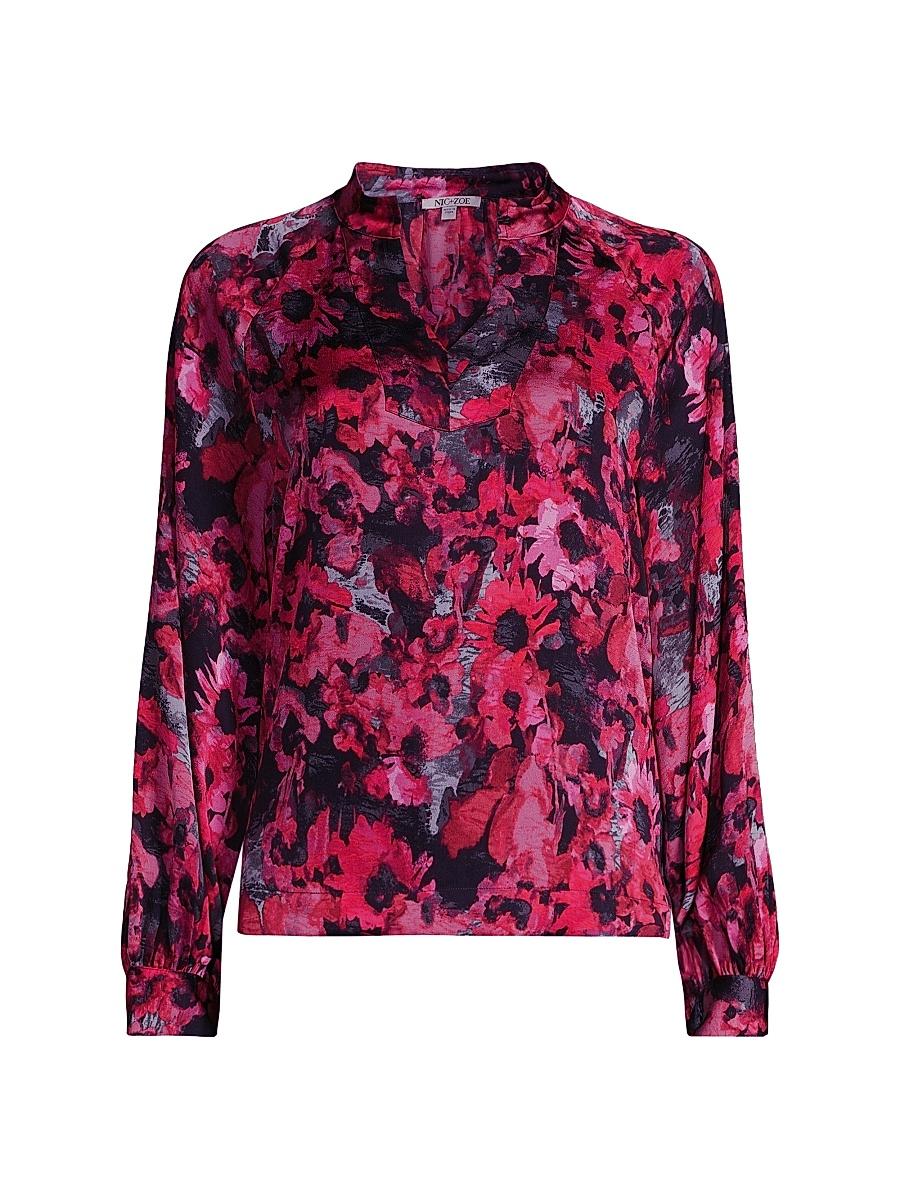 Womens Glowing Garden Floral Top Product Image