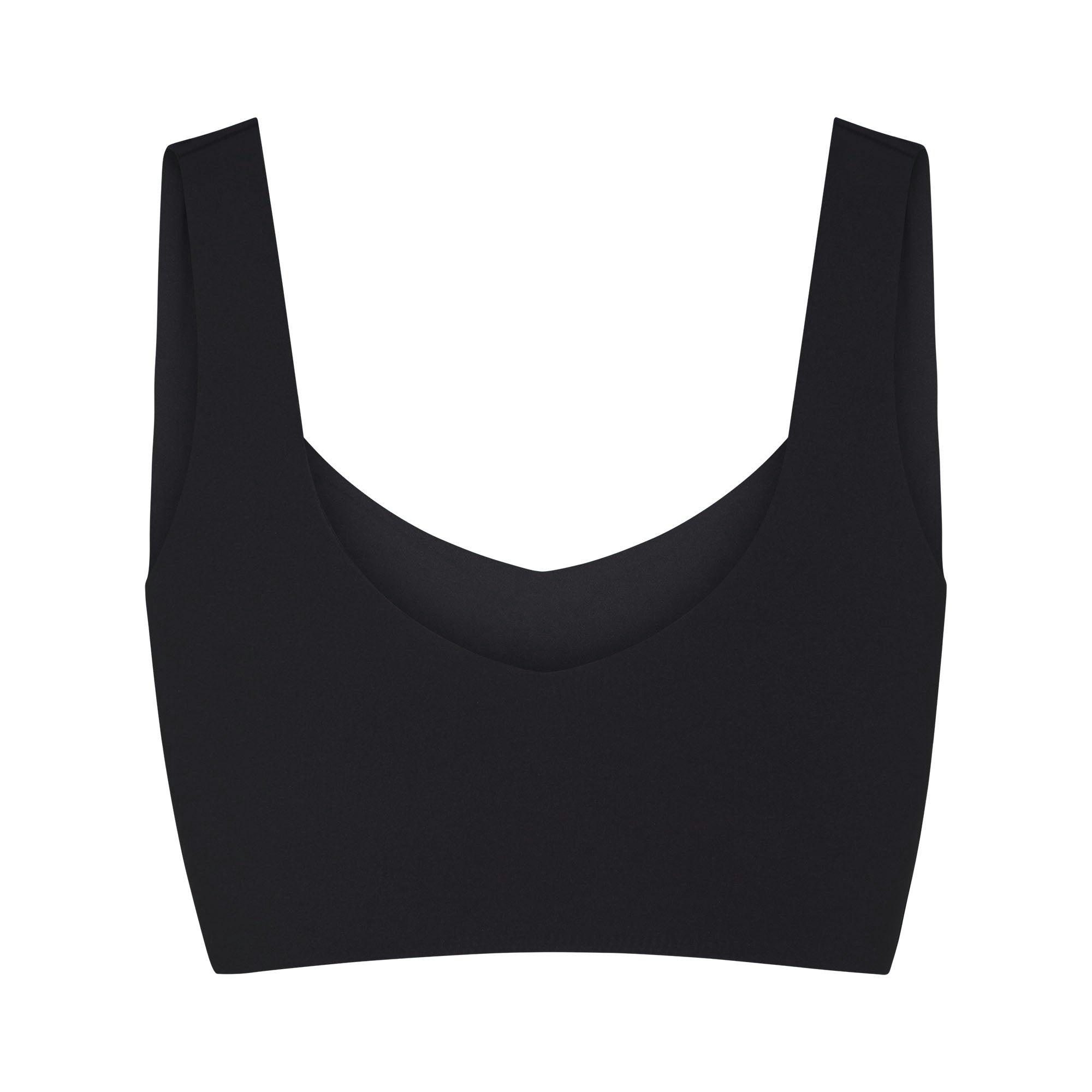 NAKED PLUNGE LONGLINE BRALETTE | ONYX Product Image