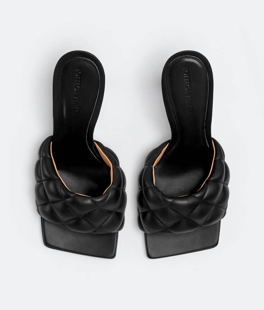 Women's Padded Mule in Black Product Image