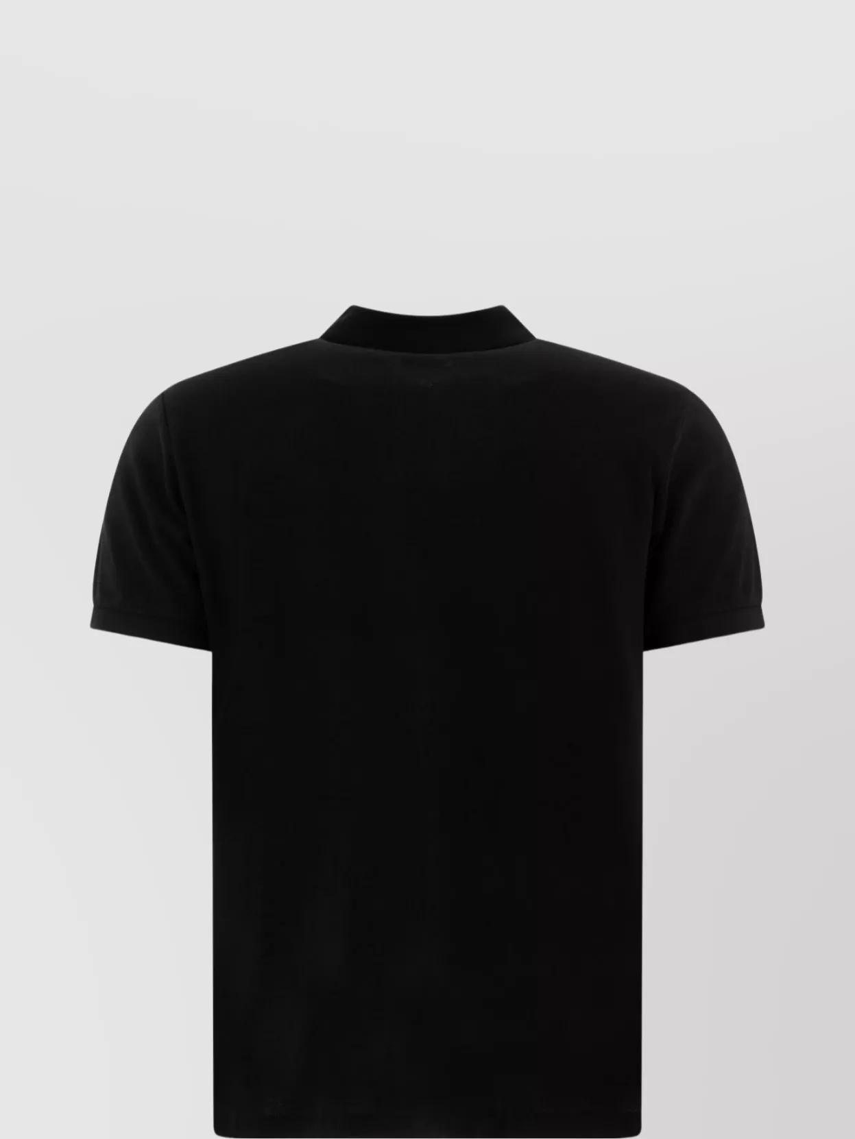 POLO RALPH LAUREN Embroidered-logo Polo Shirt In Black Product Image