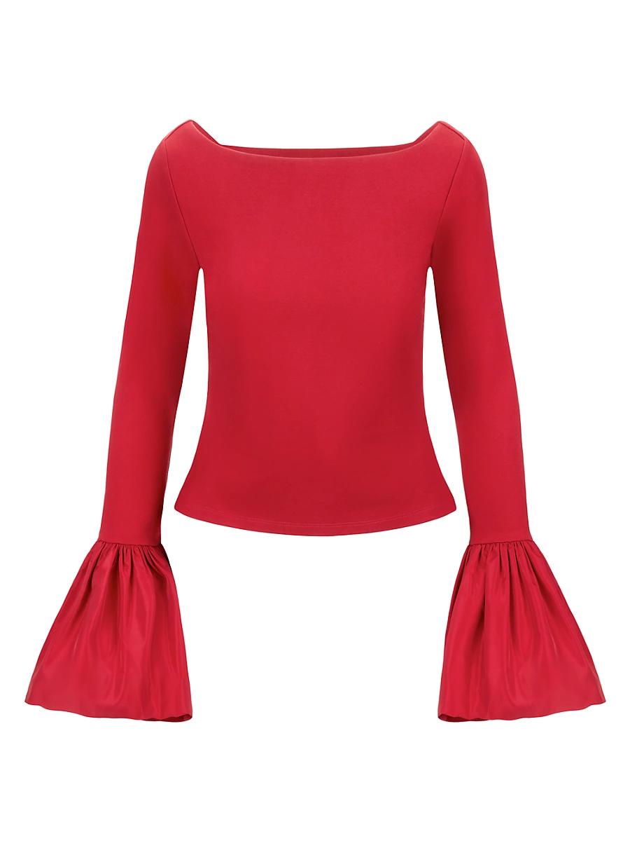 Womens Paige Bell-Sleeve Top Product Image