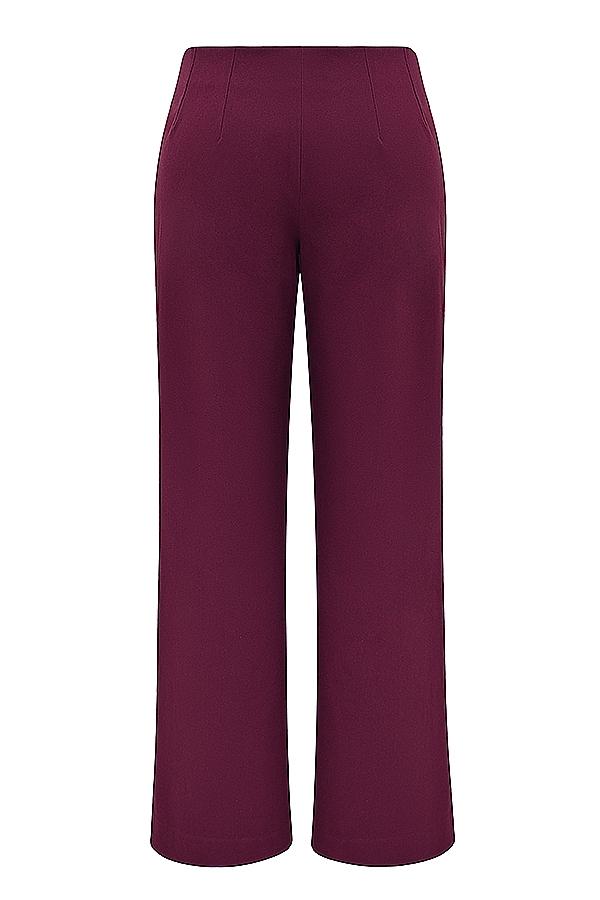 Rivi  wine straight leg trousers Product Image