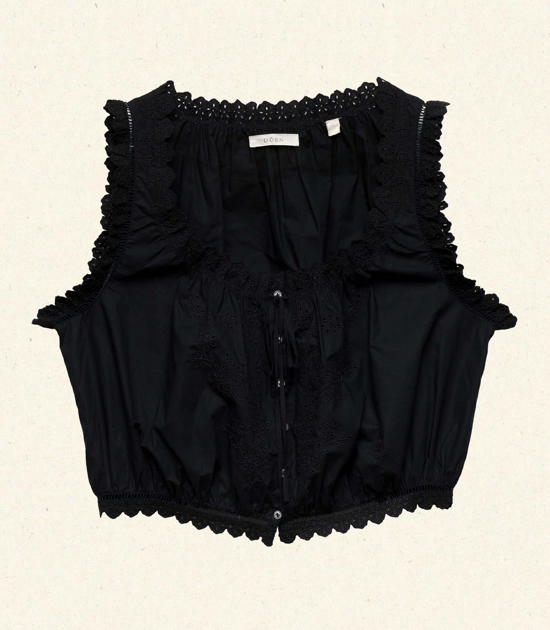 TRAVELER TOP -- BLACK Product Image