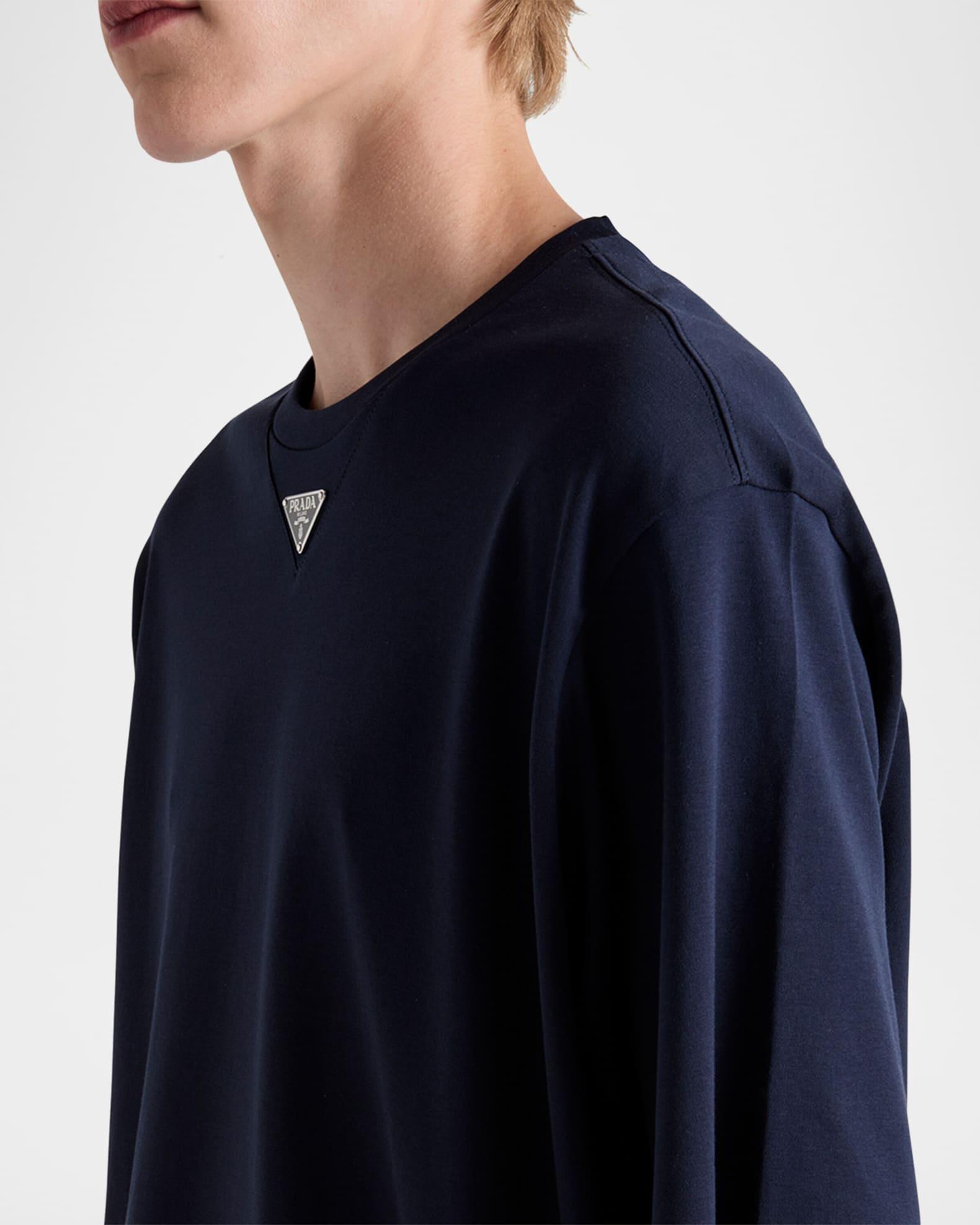 Men's Jersey Triangle Logo T-Shirt Product Image