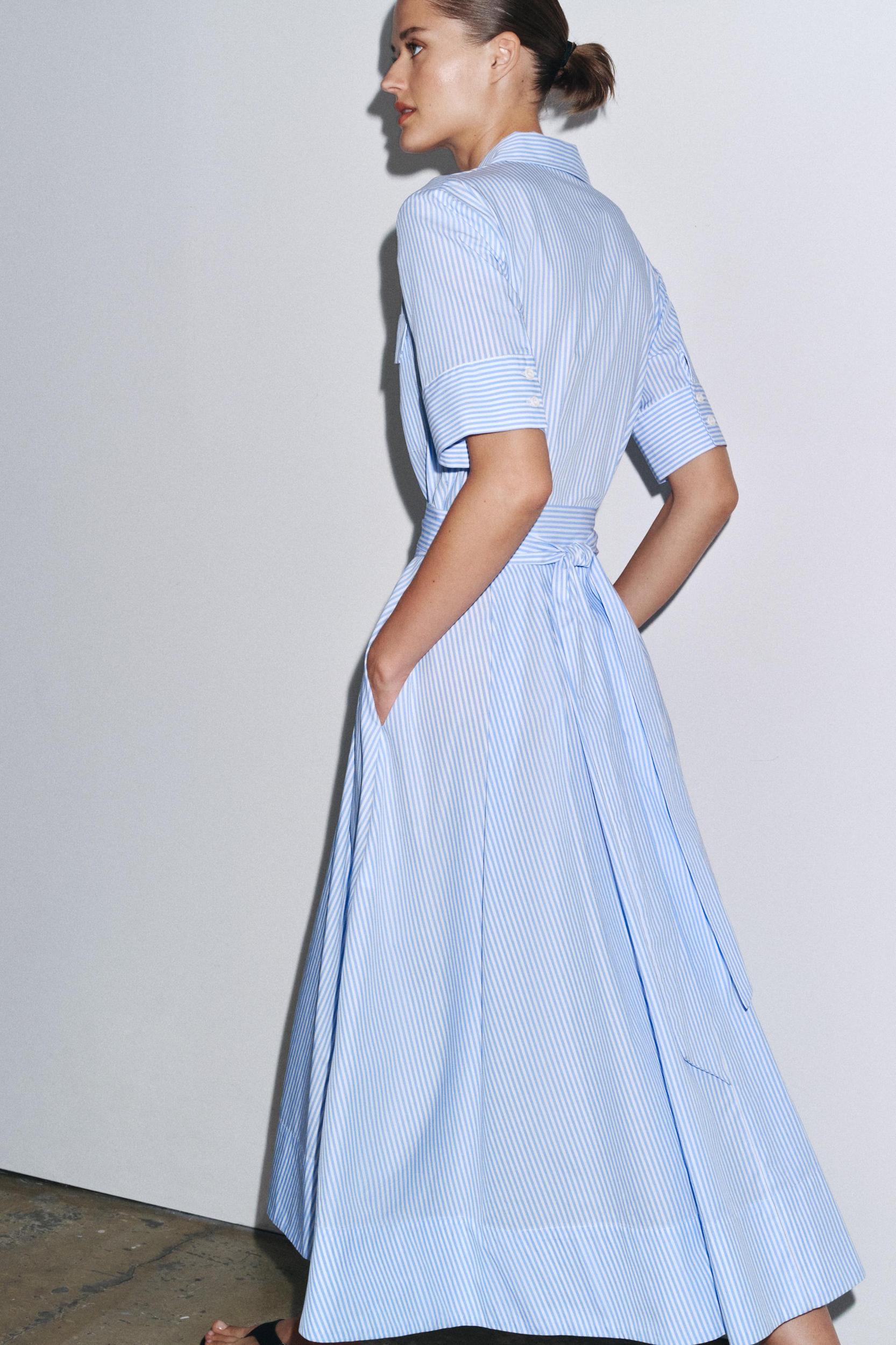 ZW COLLECTION POPLIN SHIRT DRESS Product Image