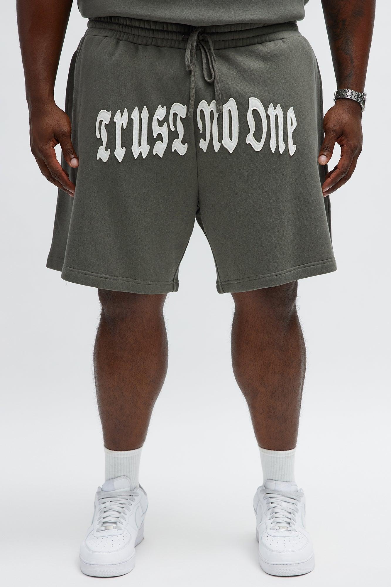 Tyson Relaxed Trust Issues Shorts - Dark Grey Male Product Image