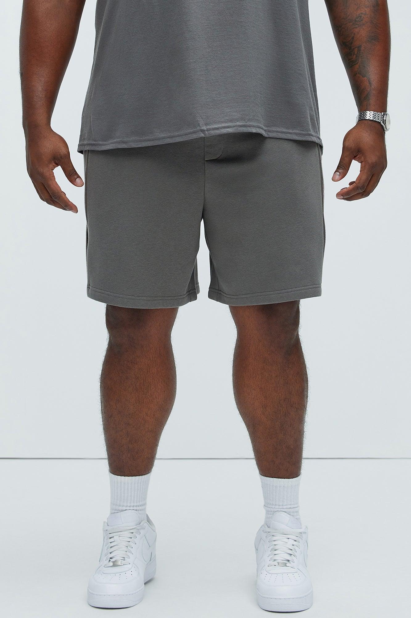 Tyson Cross Relaxed Shorts - Charcoal Product Image