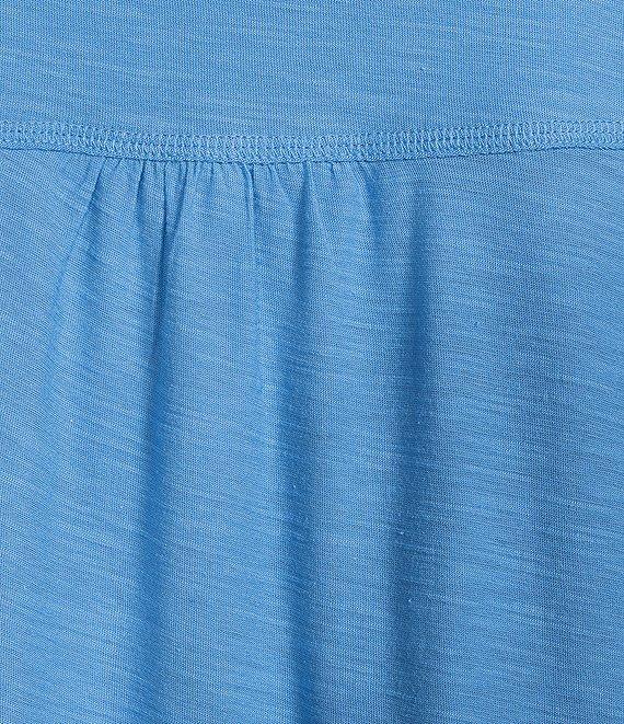 Westbound Solid Short Sleeve V-Neck Top Product Image