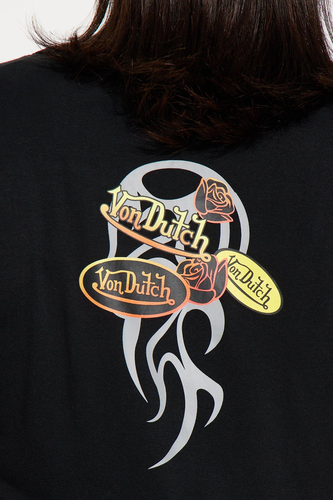 Von Dutch Fiery Heart Muscle Tee Mini Dress - Black Female Product Image