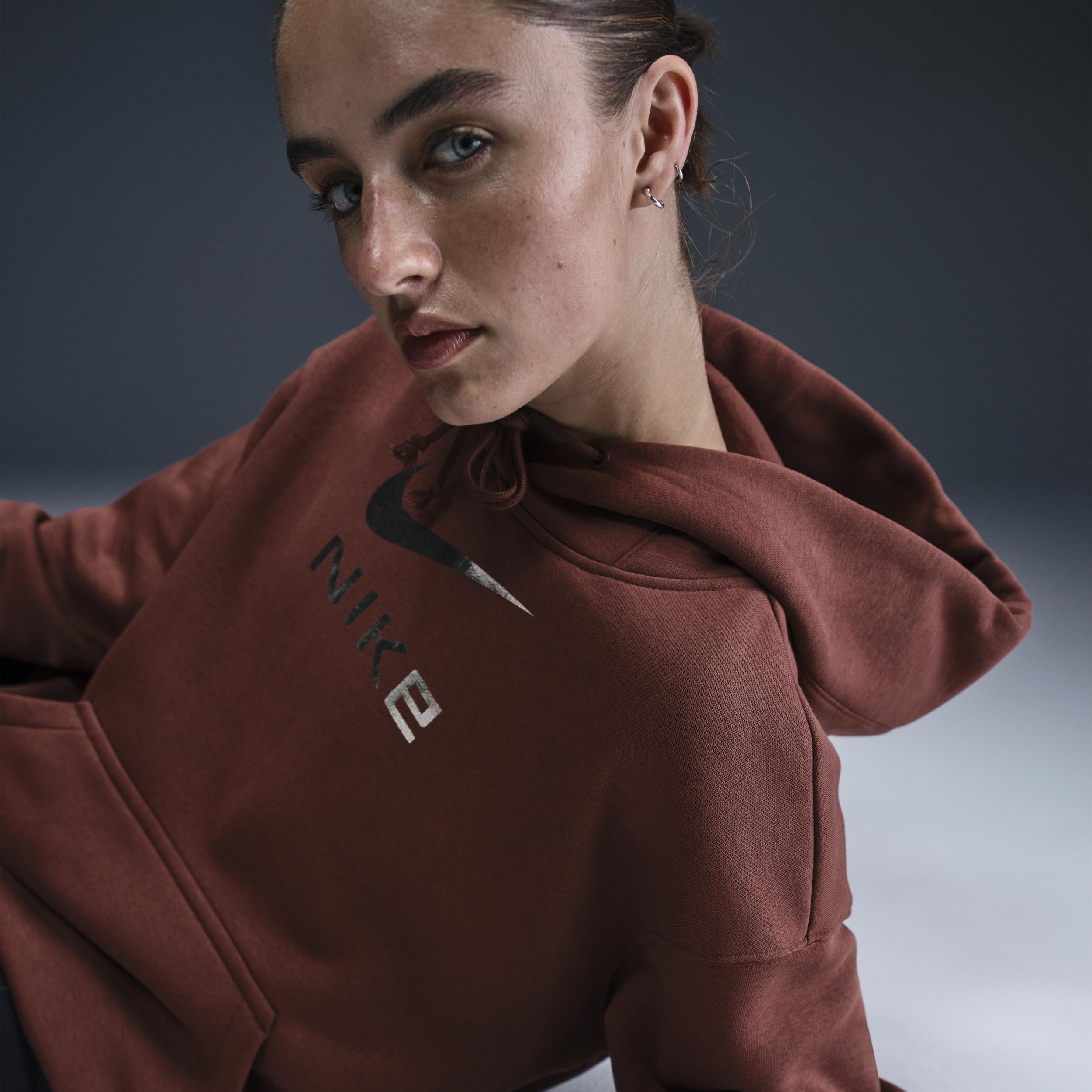 Nike Sportswear Phoenix Fleece Women's Oversized Pullover Graphic Hoodie Product Image