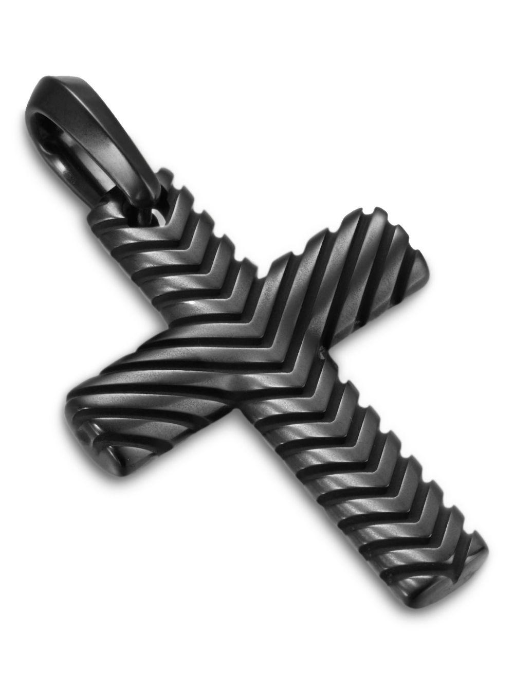 Chevron Cross Pendant necklace  Product Image