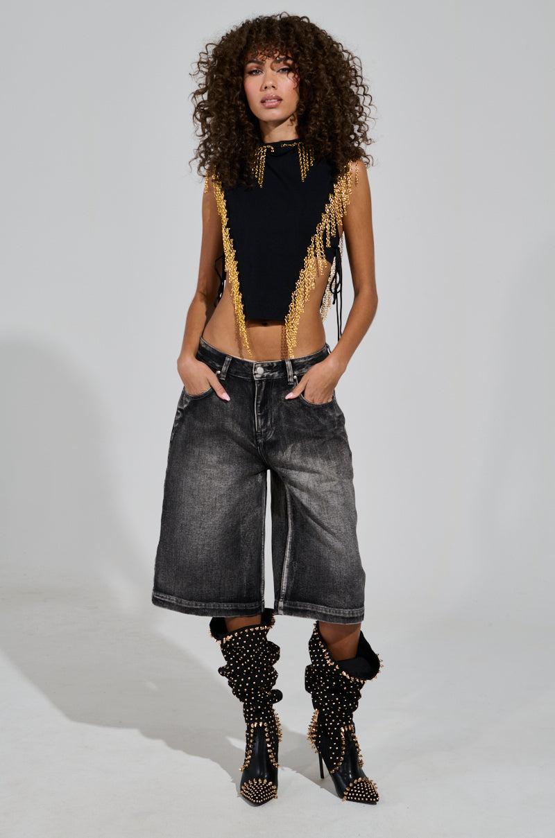 HOW DEEP IS YOUR LOVE HOODED TOP Product Image