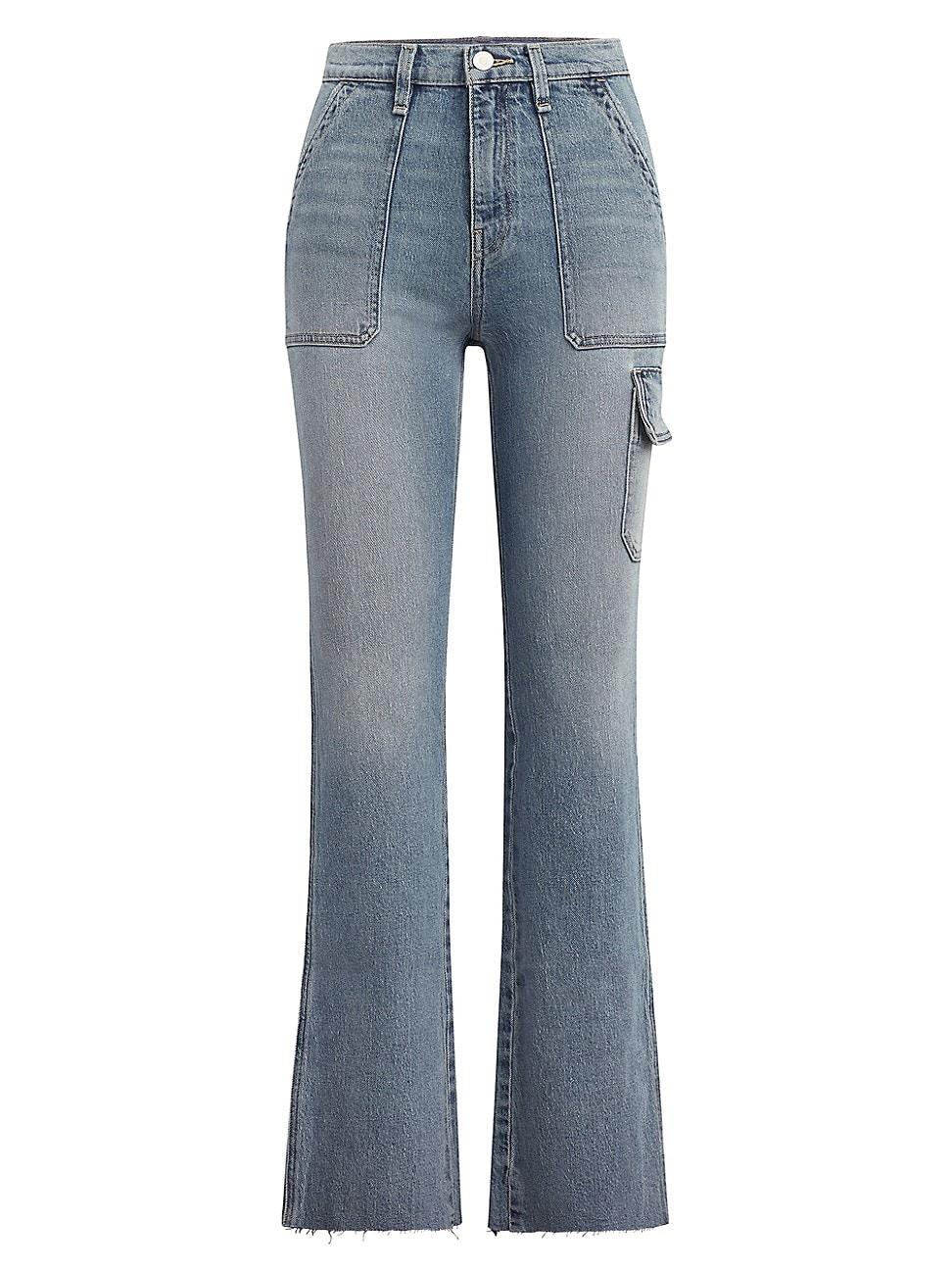 Womens Utility Faye Ultra High-Rise Bootcut Jeans Product Image