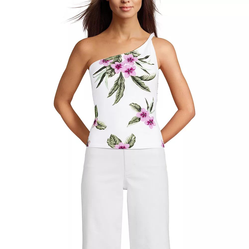 Women's Lands' End Slender One Shoulder Top,  Product Image