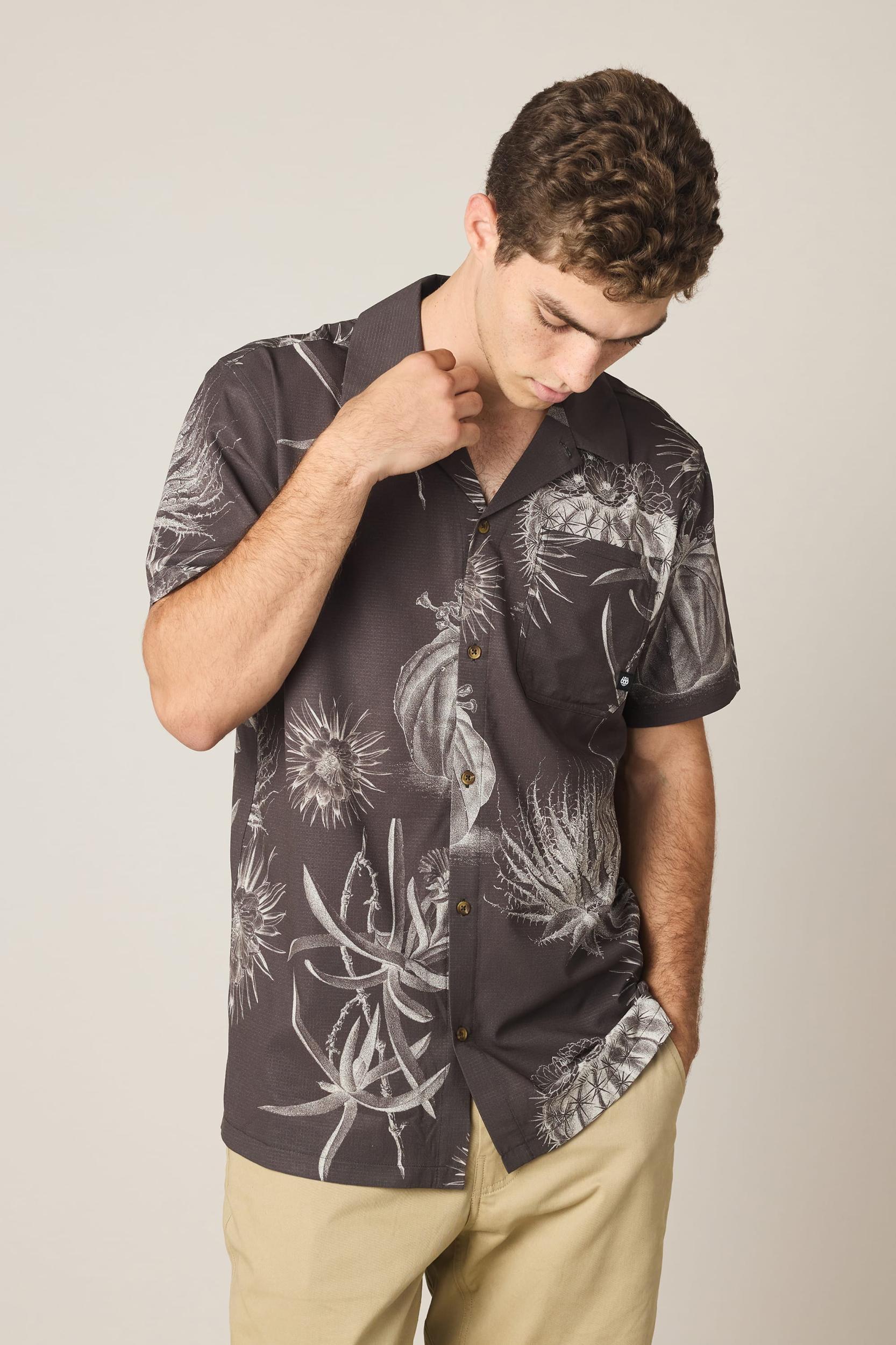 686 Men's Nomad Perforated Button Down Shirt Male Product Image