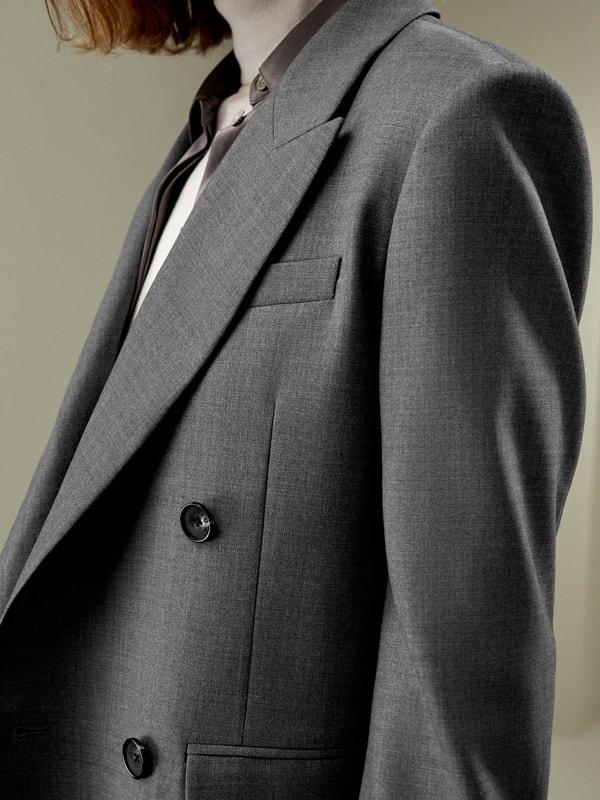 Modern Beauty Silk Wool Blazer Product Image