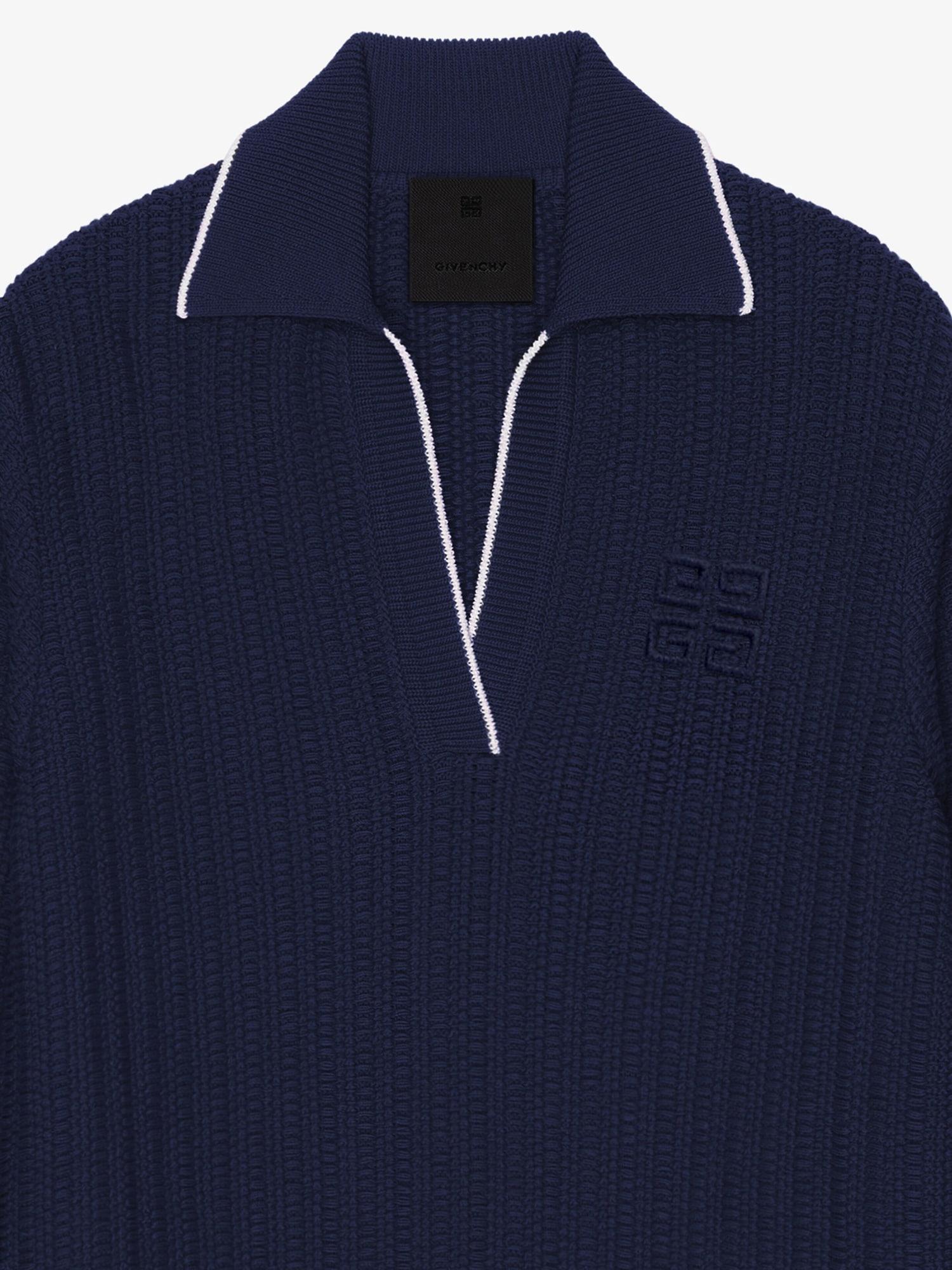 Polo dress in knit with 4G embroidery Product Image