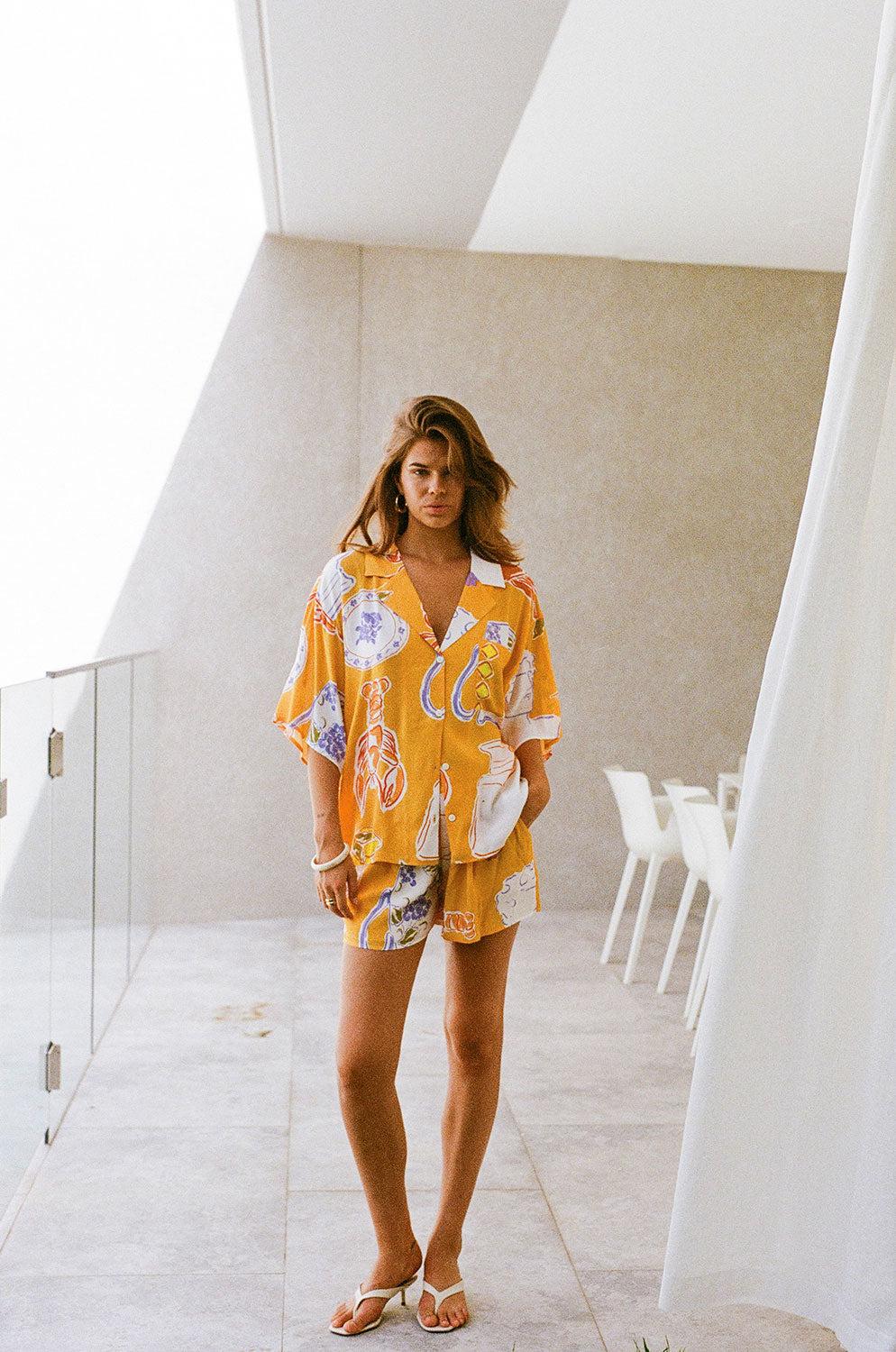 Thessy Shorts - Ciao Yellow Product Image