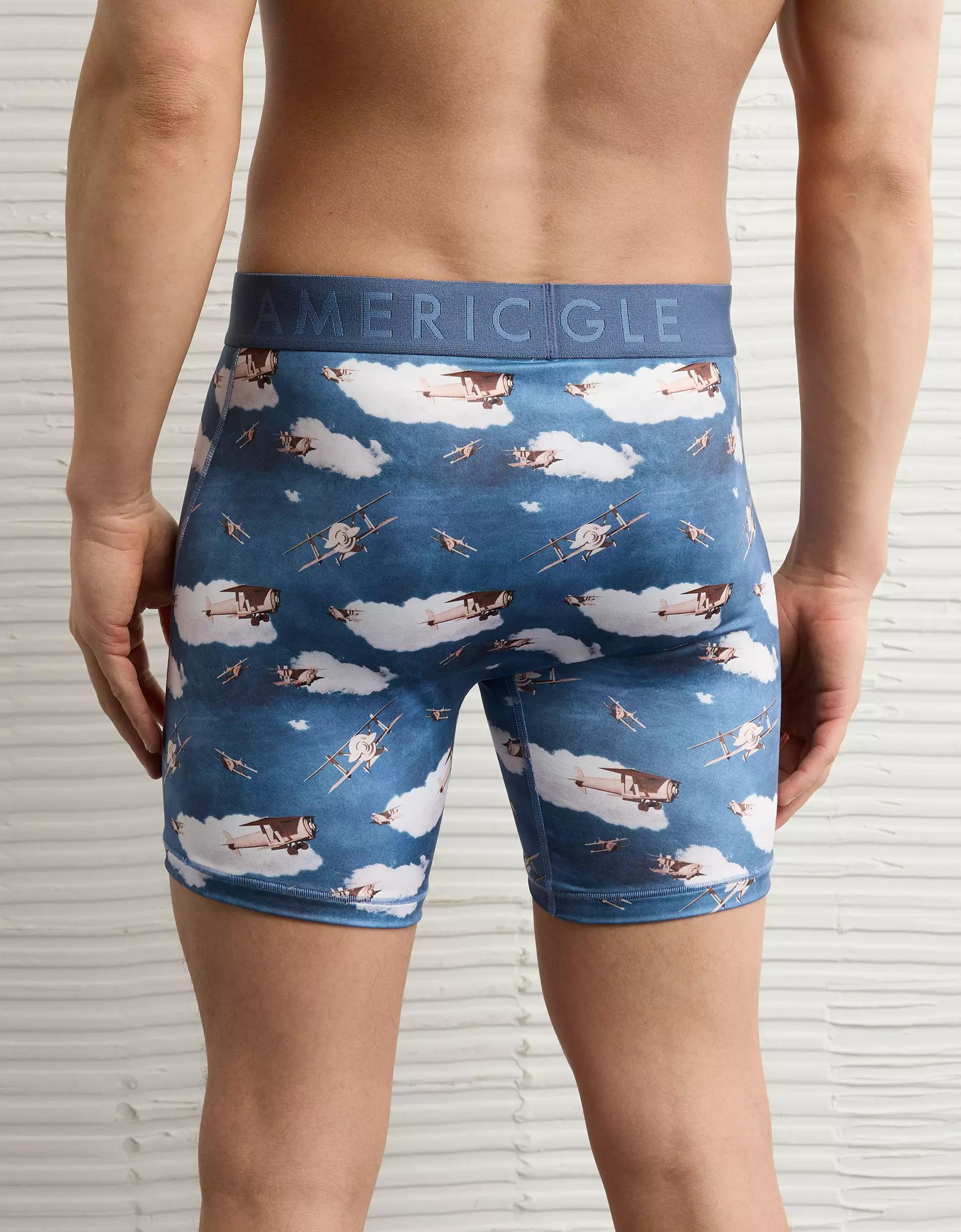 AEO Men's Space Dye 6" Flex Boxer Brief Product Image