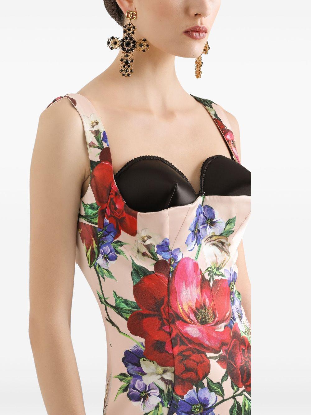 floral-print midi dress Product Image