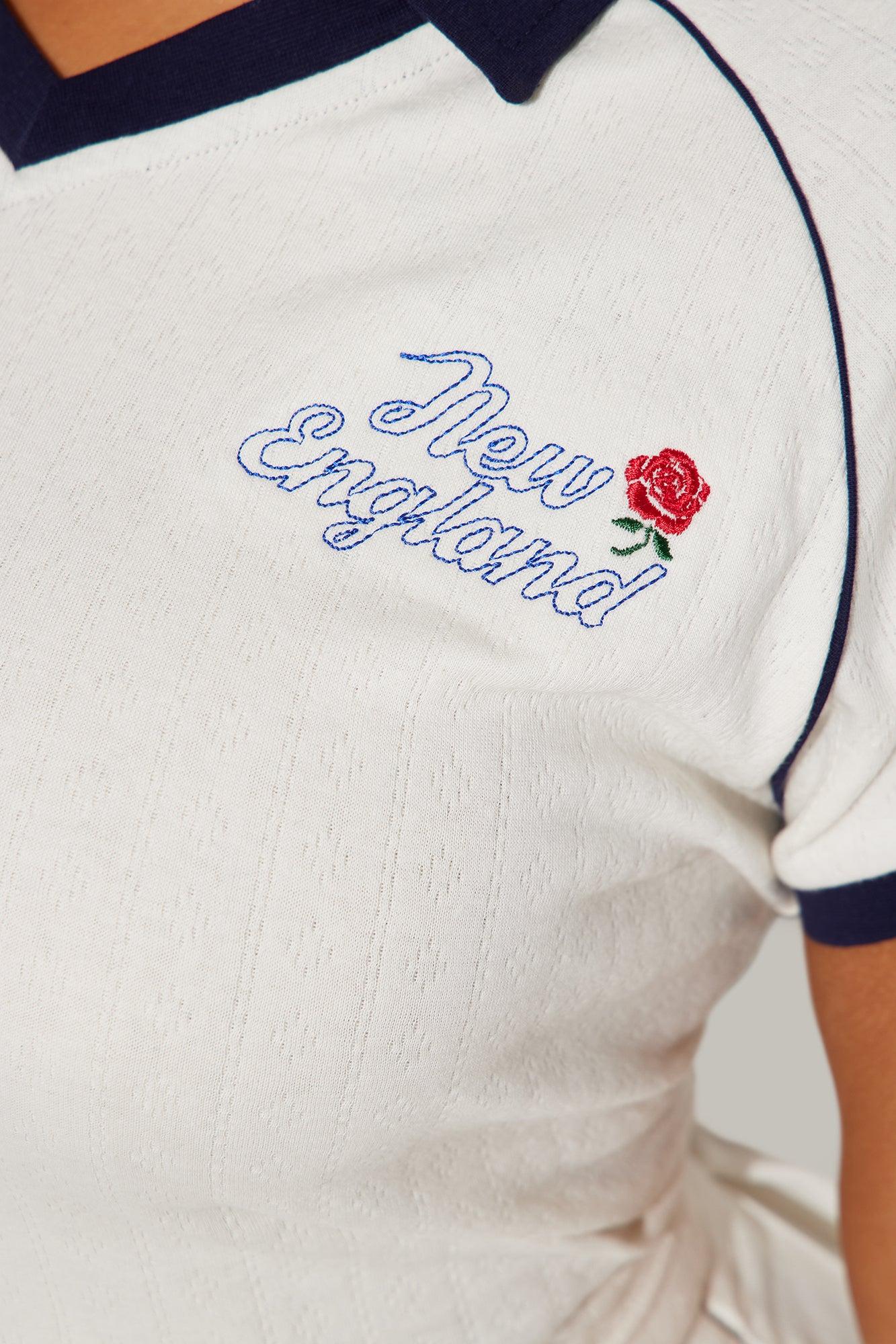 Tatiana Polo Top - Cream Product Image