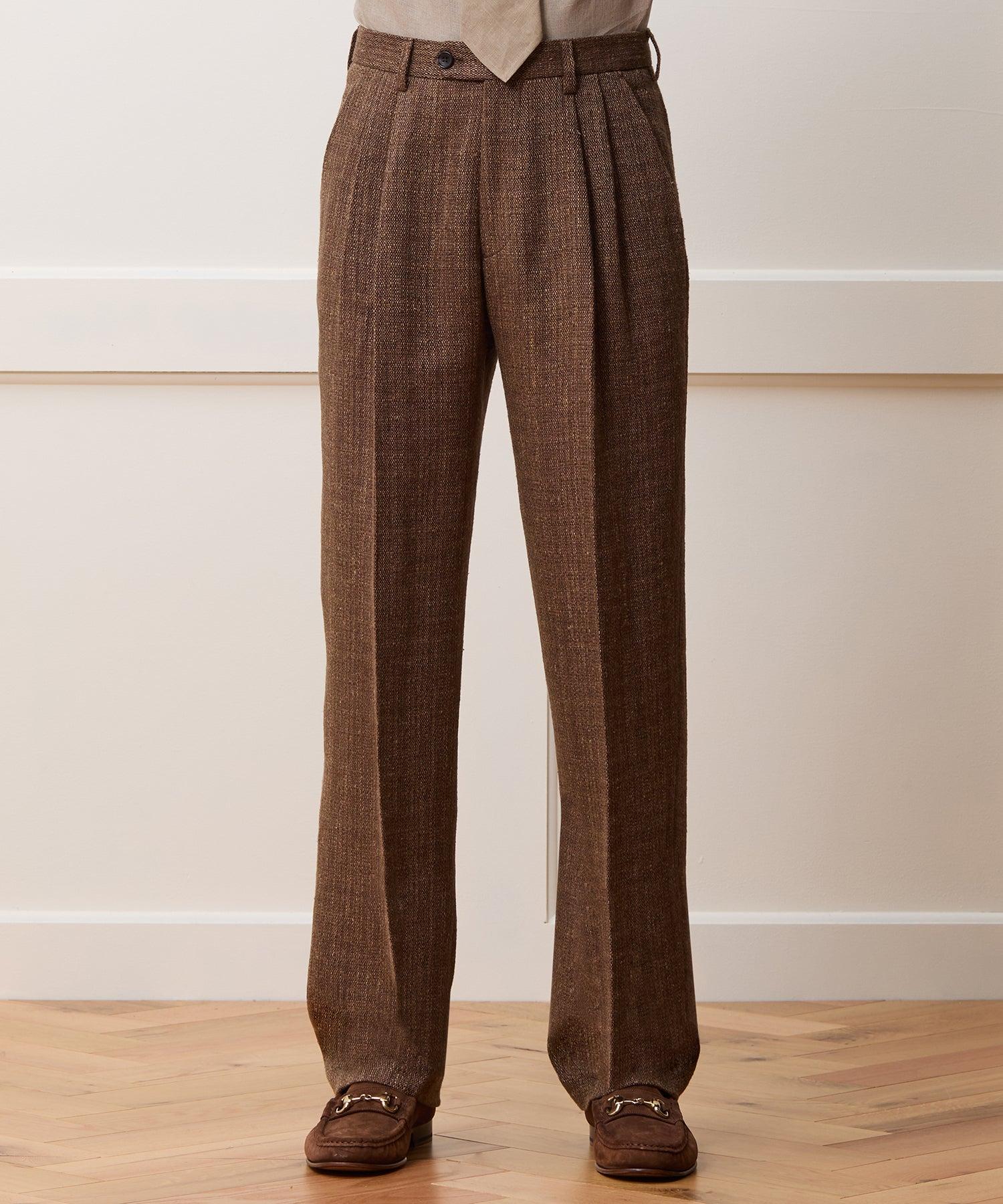 Italian Linen Silk Donegal Wythe Trouser Product Image