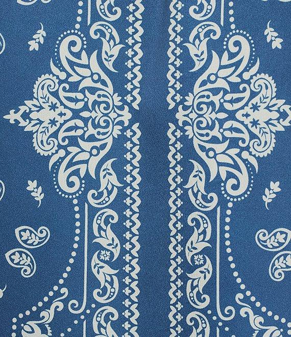 Gianni Bini Coordinating Josie Tie Front Long Sleeve Blouse Product Image