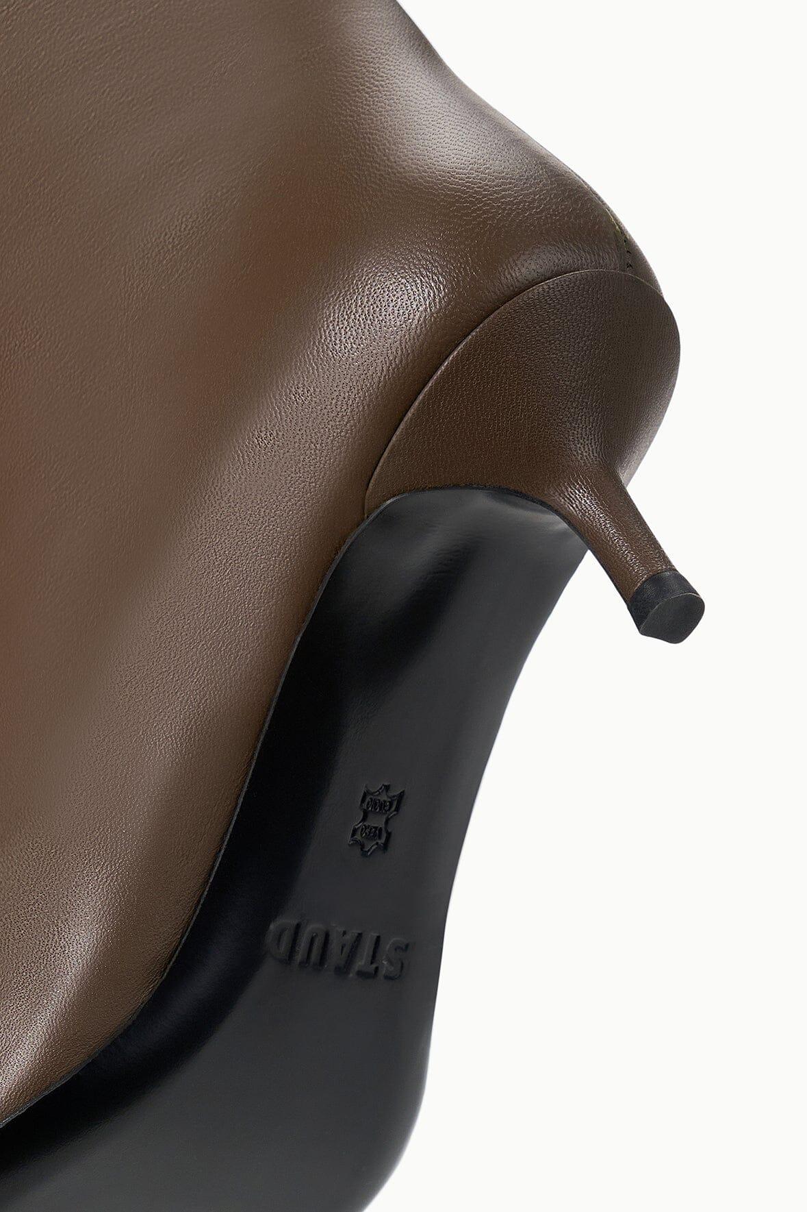 SEBASTIAN KITTEN HEEL BOOT | TRUFFLE Product Image