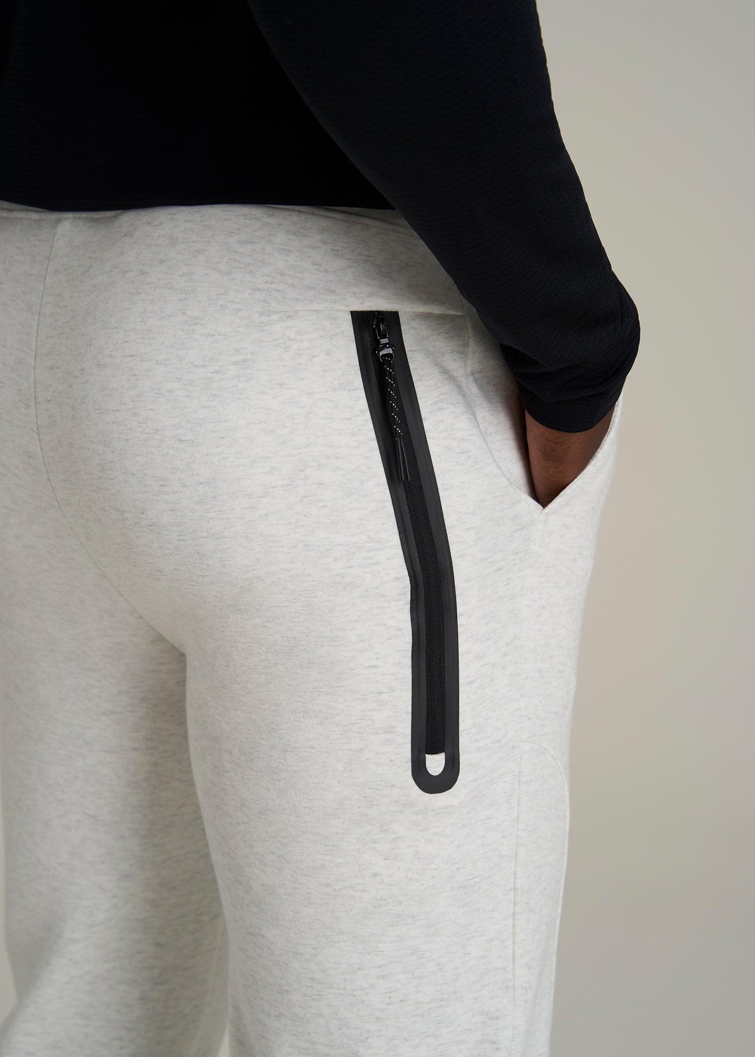 Tech Motion Fleece Joggers for Tall Men in Heather Frost Male Product Image
