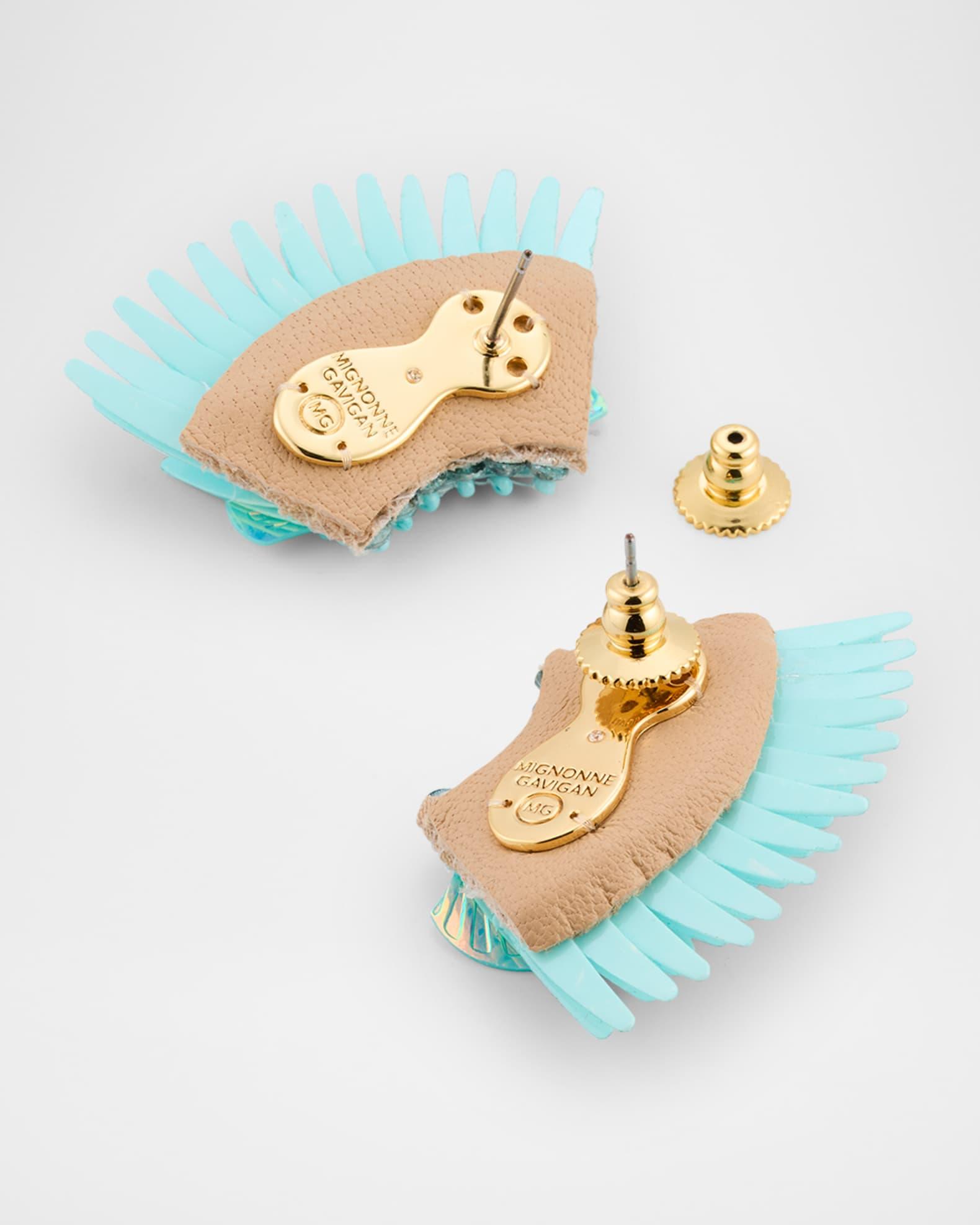 Shell Sequined Mini Madeline Earrings Product Image