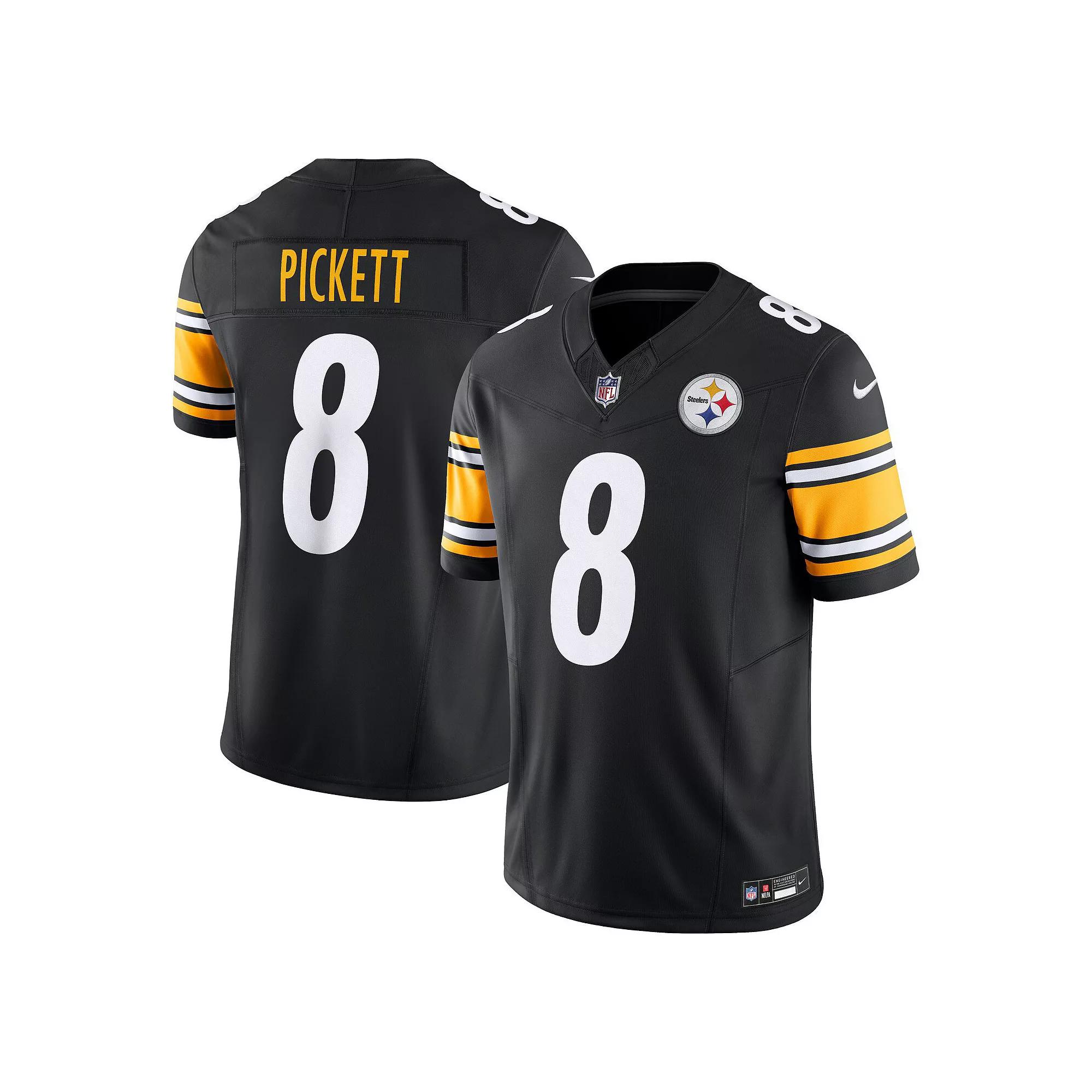 Men's Nike Kenny Pickett Black Pittsburgh Steelers Vapor F.U.S.E. Limited  Jersey, Size: Large Product Image