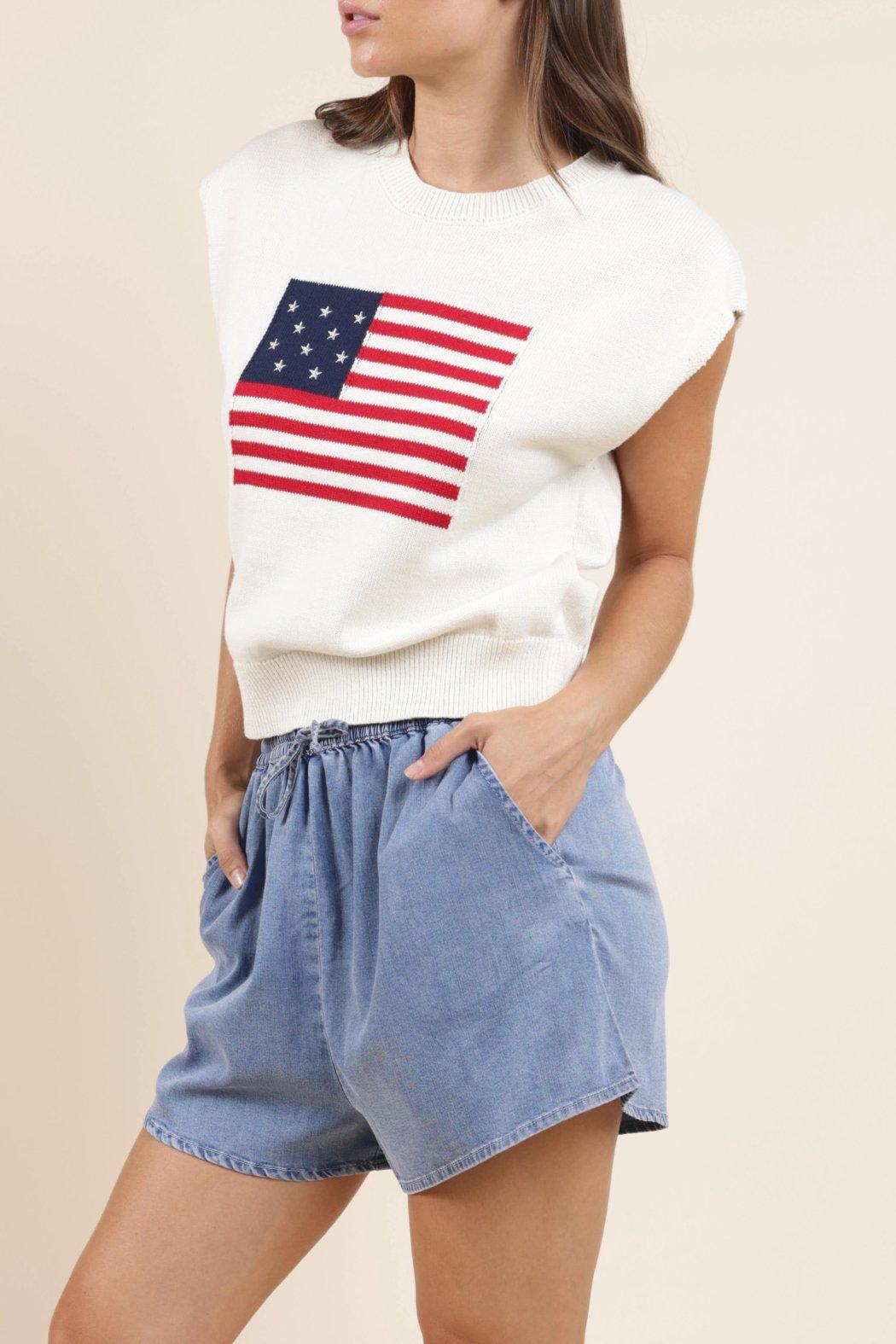 AMERICAN FLAG SWEATER Product Image