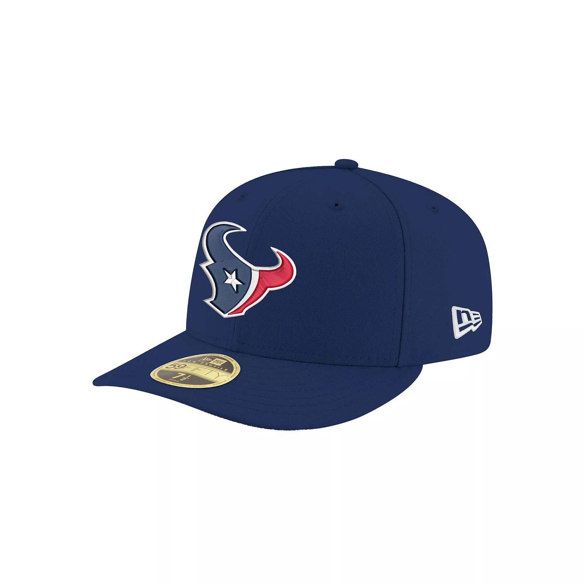 Men's New Era Navy Houston Texans Omaha Low Profile 59FIFTY Fitted Hat,  Product Image