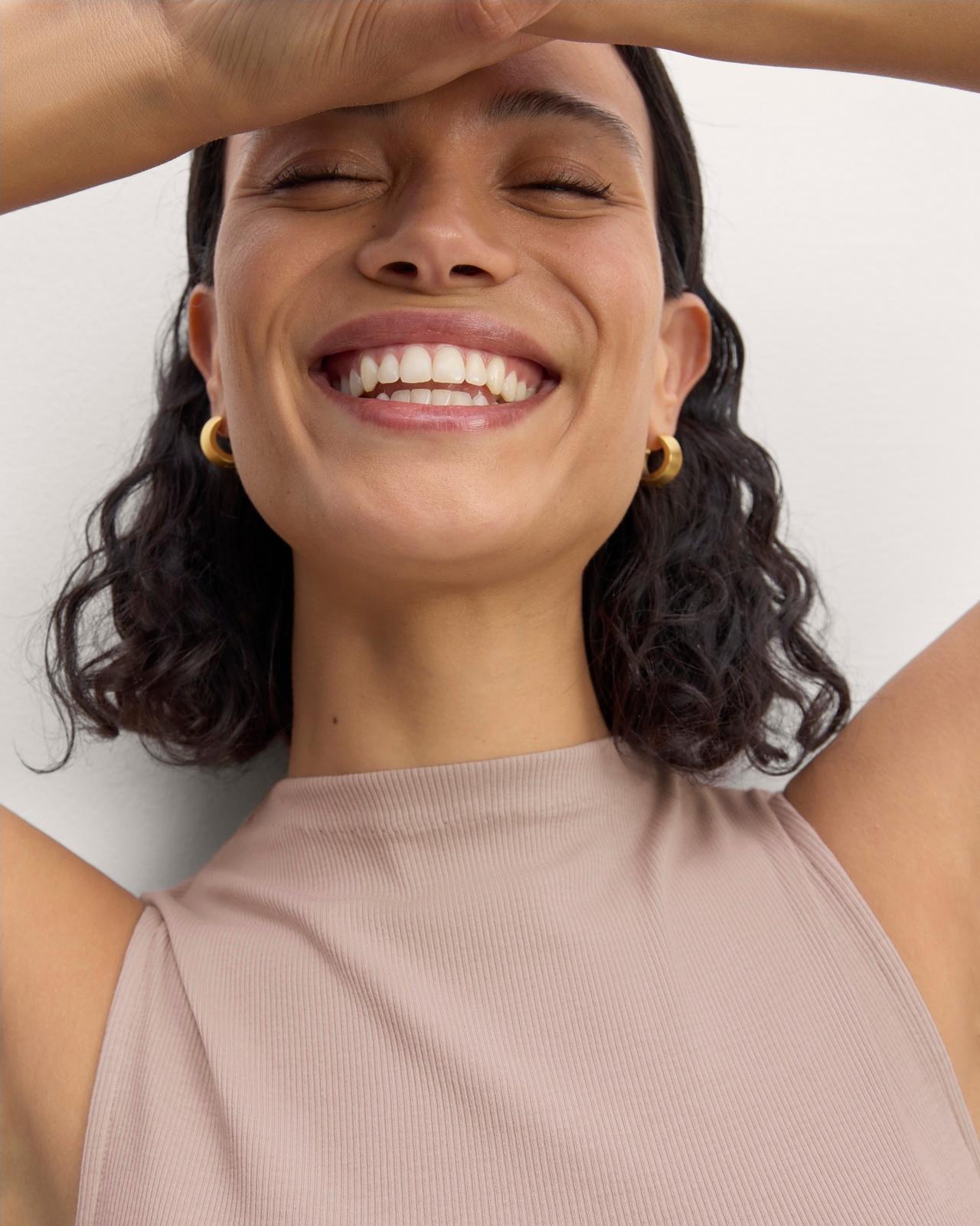 Womens Luxe Rib Funnel-Neck Tank by Everlane Product Image