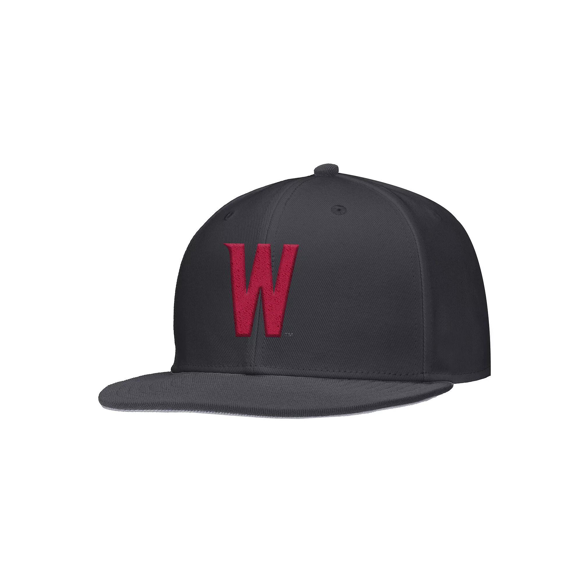 Men's Nike Anthracite Washington State Cougars On-Field Baseball Performance Fitted Hat,  Product Image
