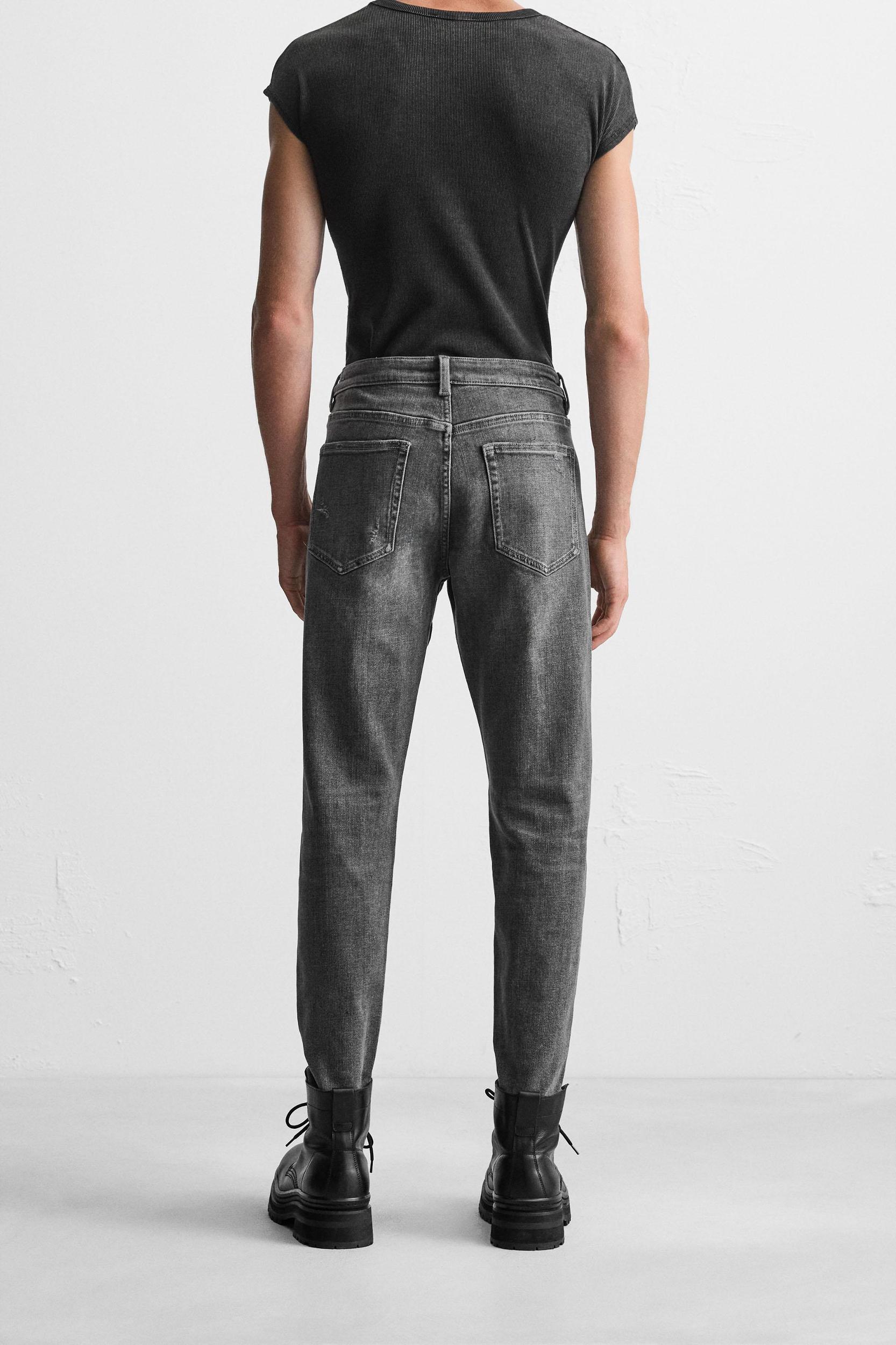 RIPPED SKINNY FIT JEANS Product Image