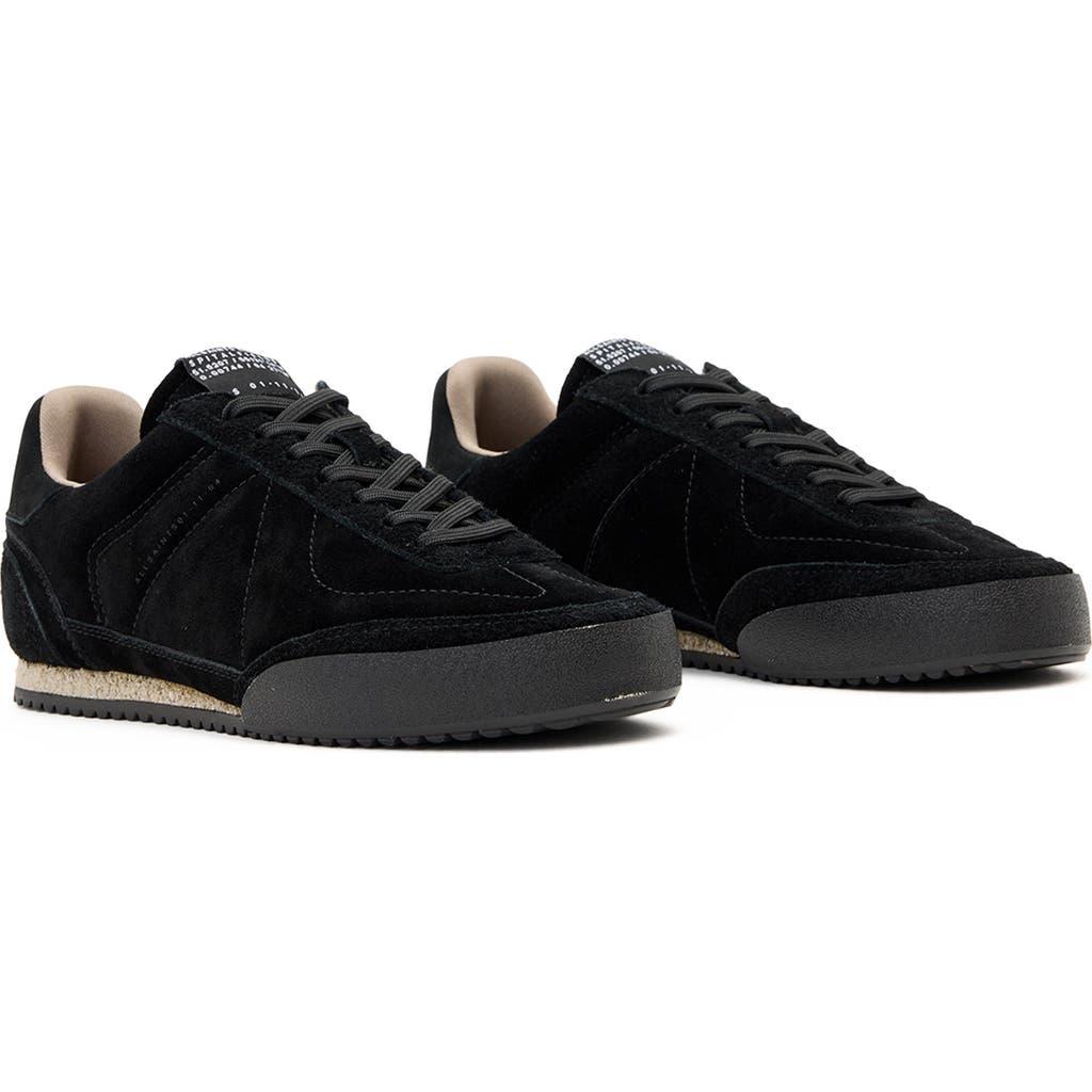 ALLSAINTS Leather And Suede Harri Low-top Sneakers In Black Product Image