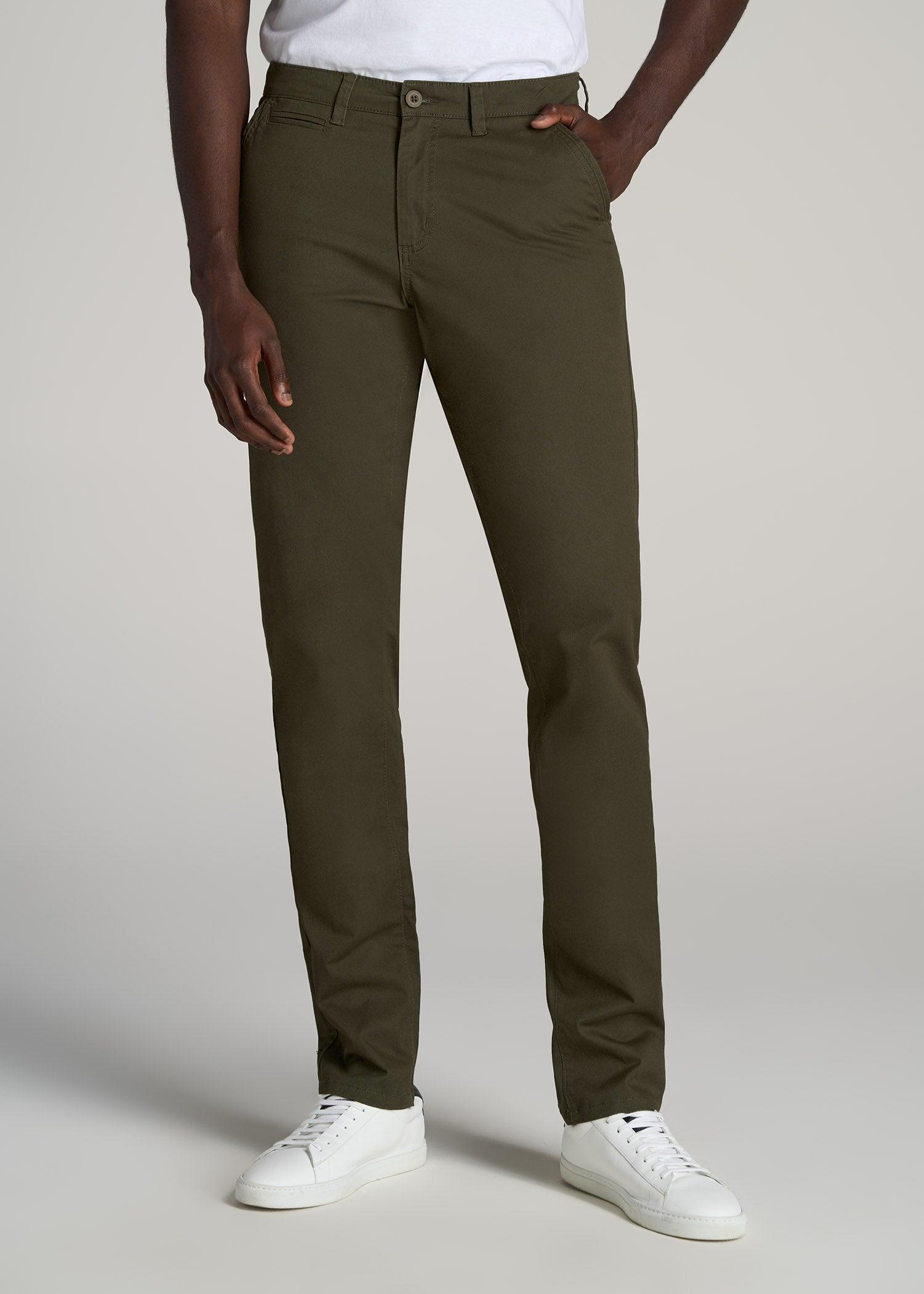 Carman TAPERED Chinos for Tall Men in Black Male Product Image