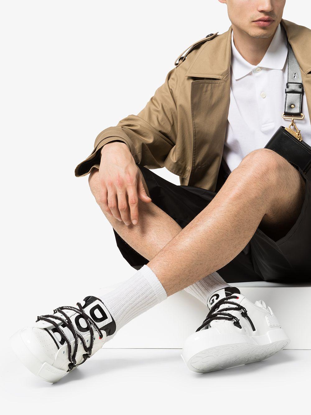 Portofino leather sneakers Product Image